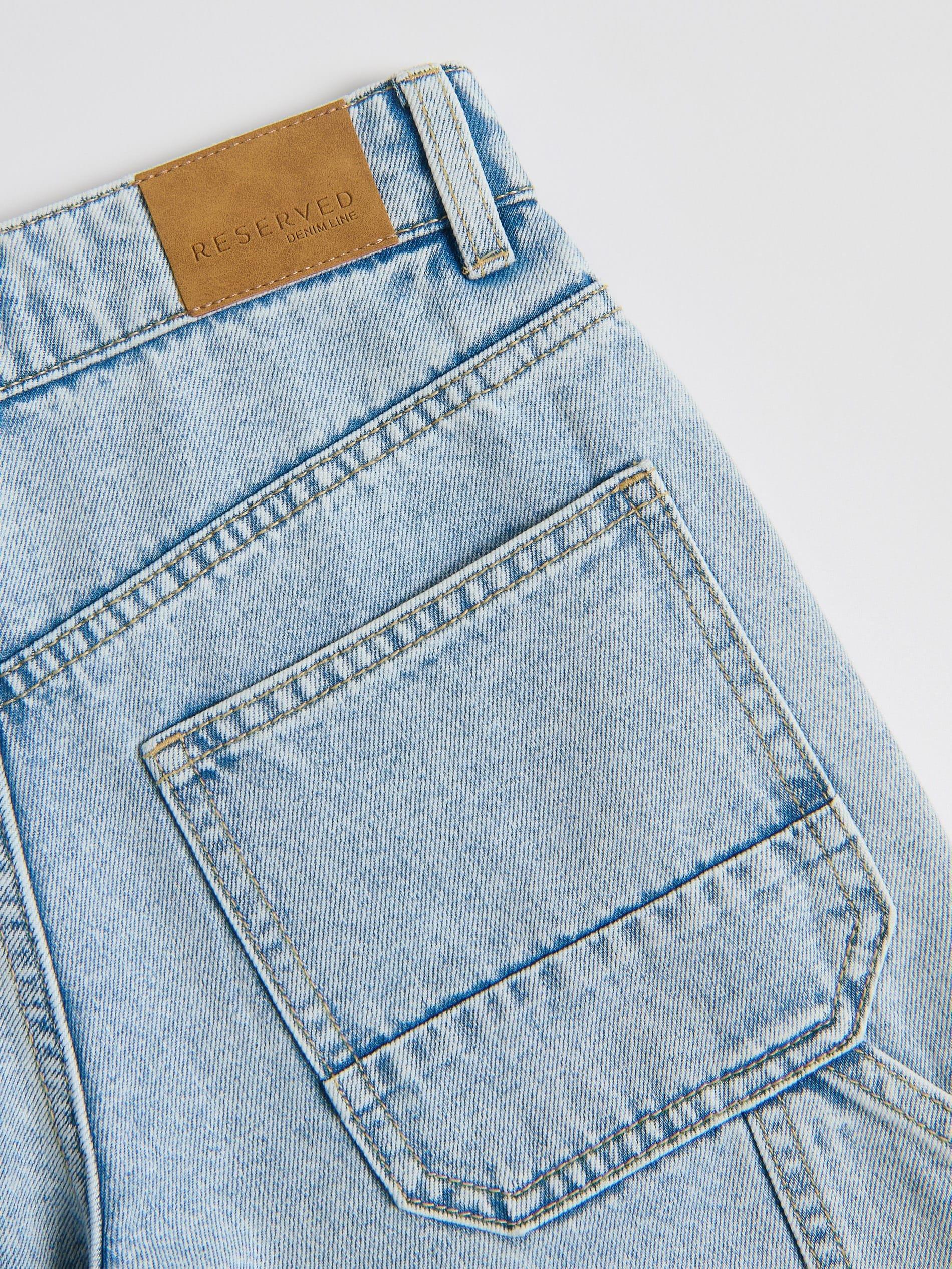 Blue Denim Shorts, Blue, large image number 2