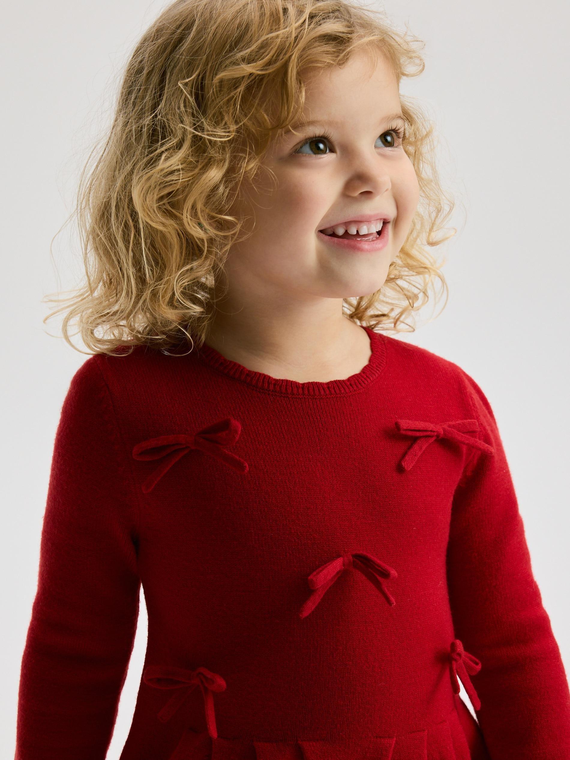 Red Babies` Dress, Red, large image number 4