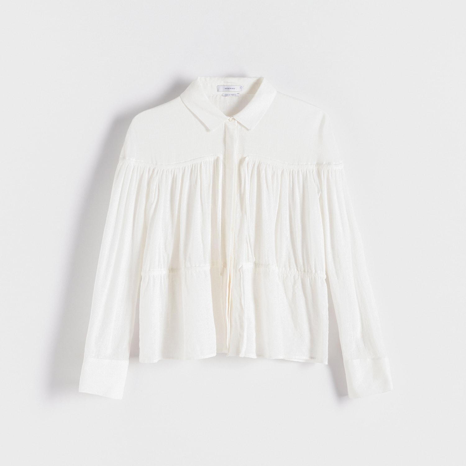 Reserved - White With Drawstrings Shirt