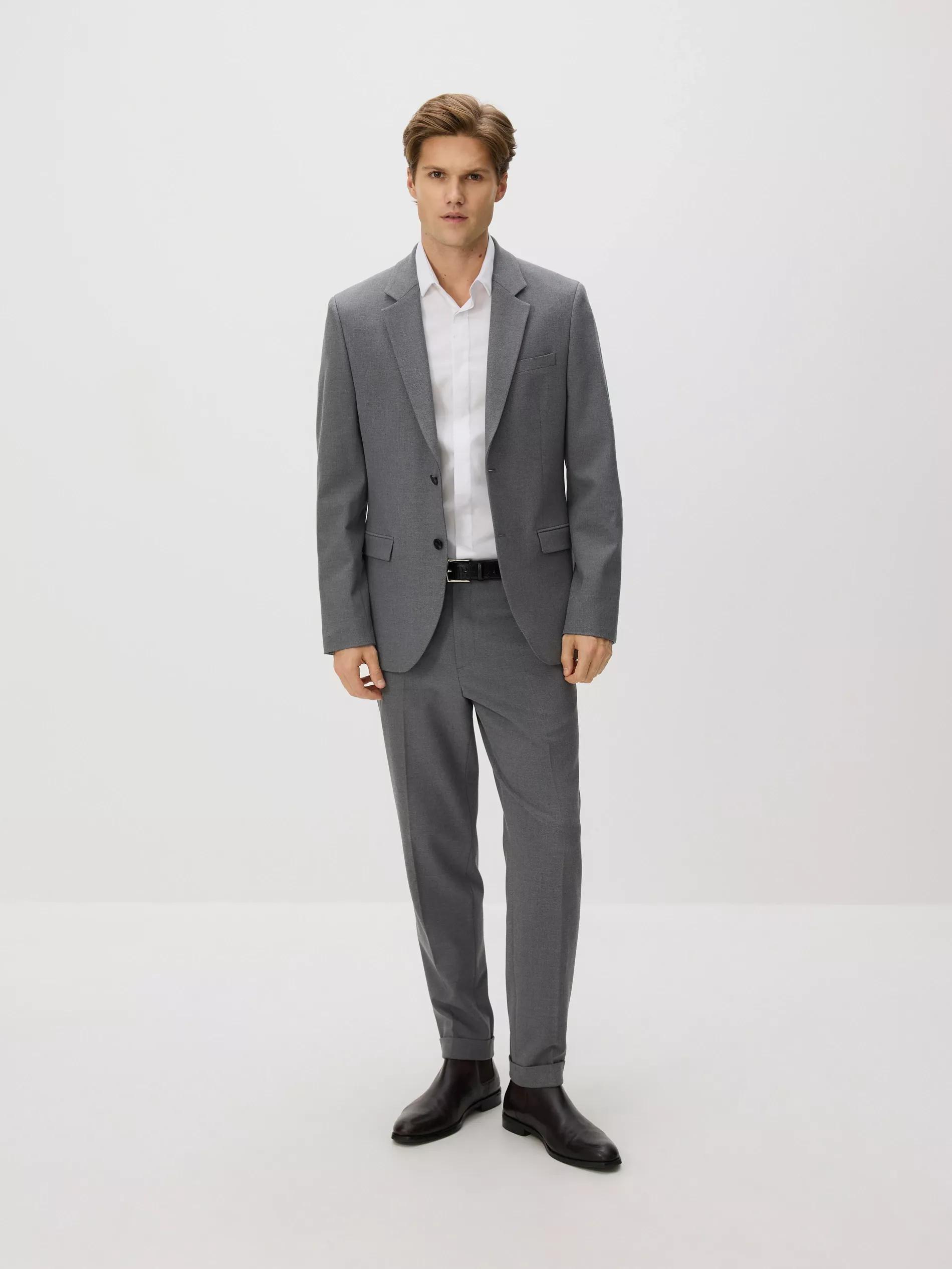 White Super Slim Fit Plain Shirt, White, large image number 5