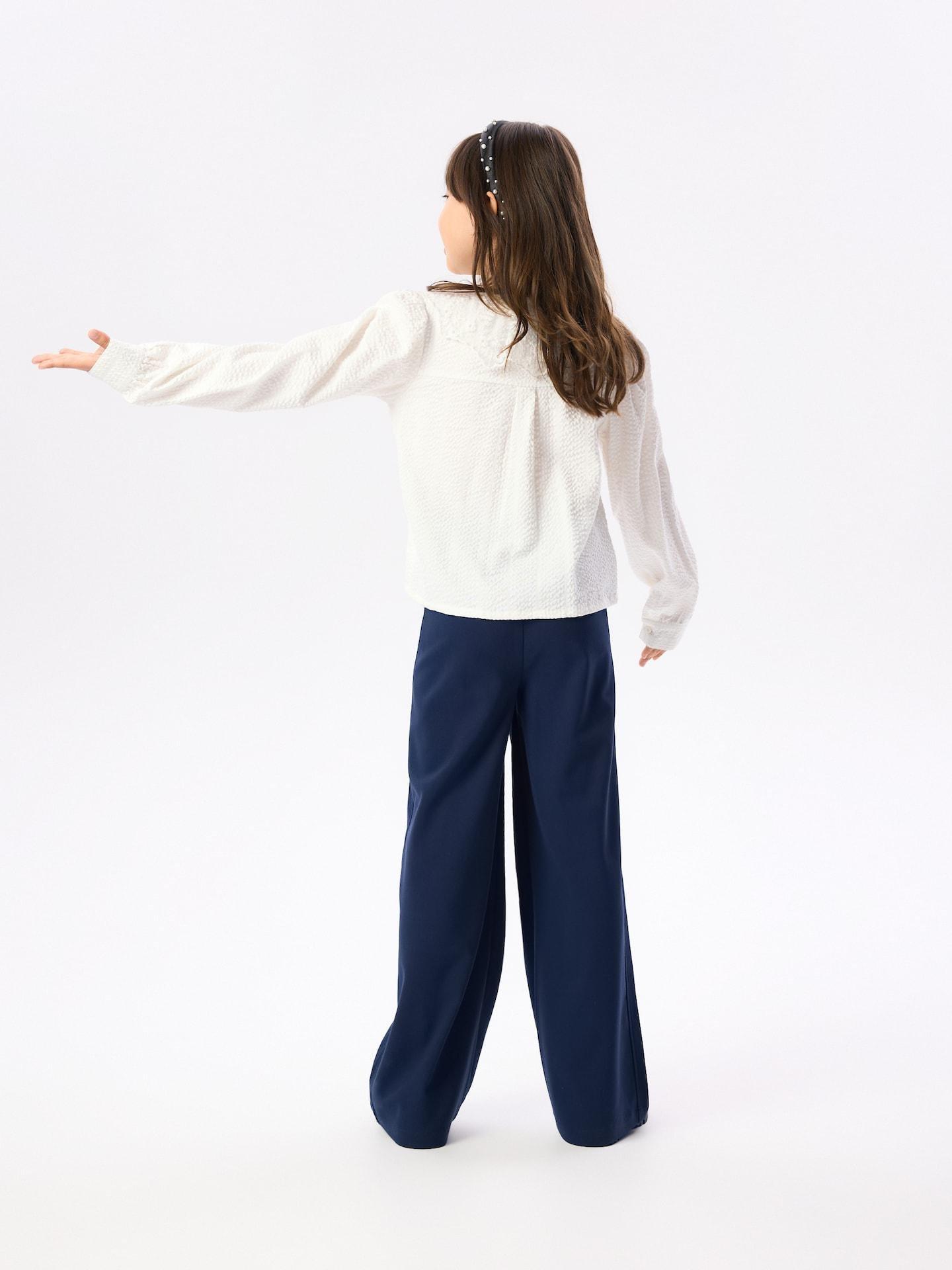 Navy Viscose Rich Trousers, Navy, medium