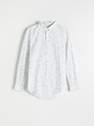 Reserved - White Shirt With A Fine Pattern, Men