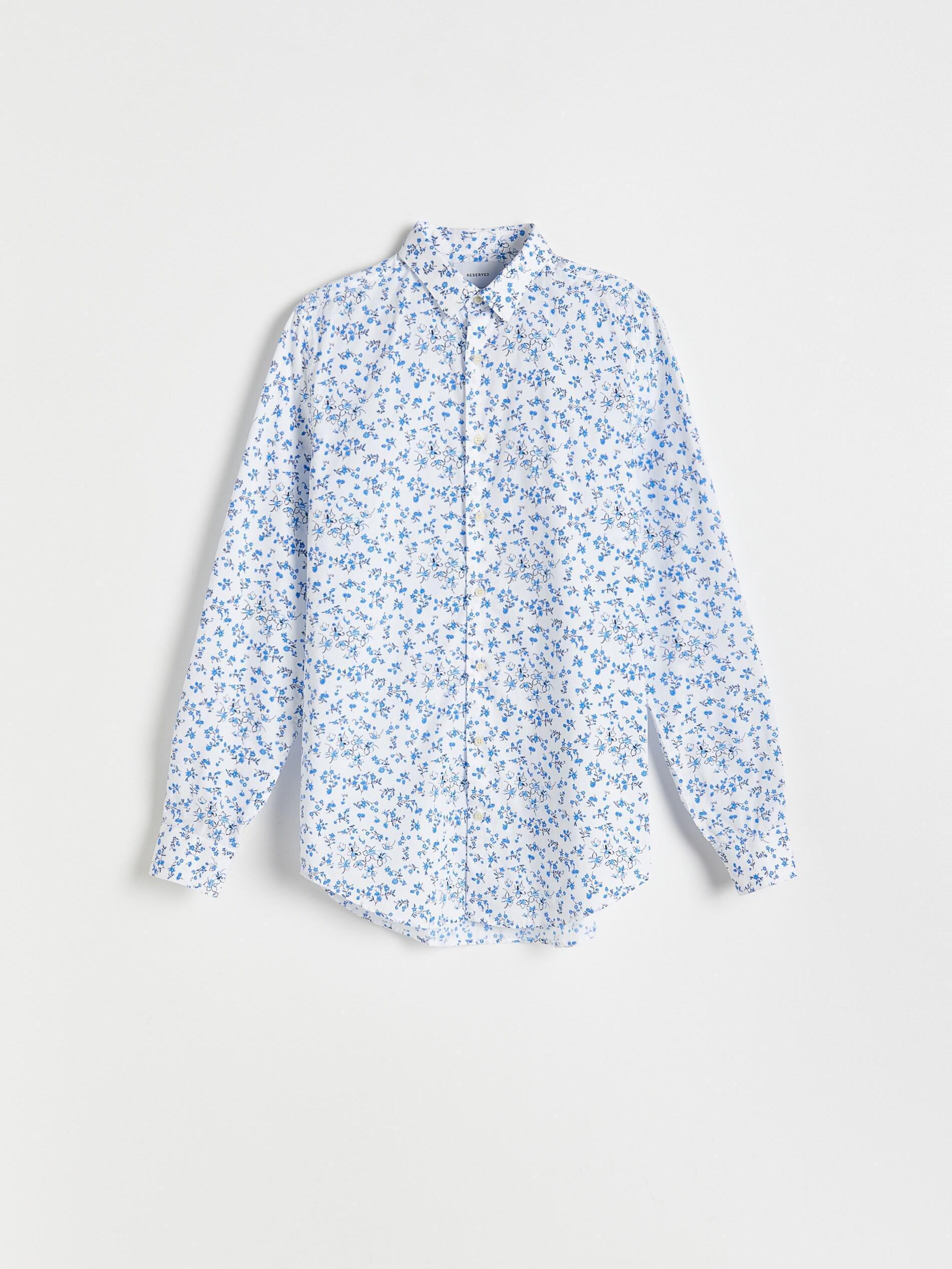 Blue Shirt With A Fine Pattern, Men, , large image number 4