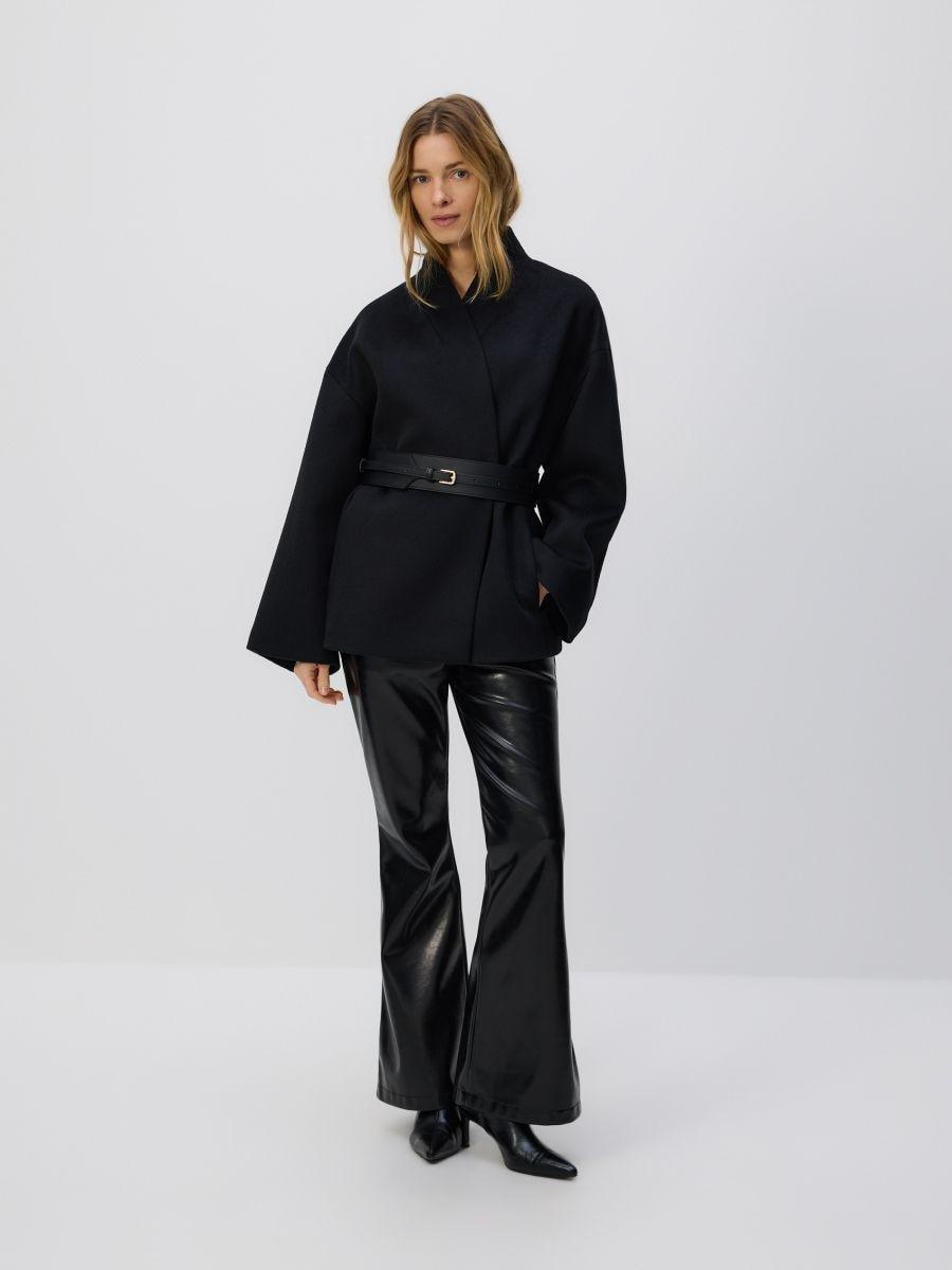 Black Outer Jacket, Black, medium