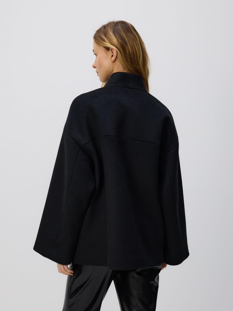 Black Outer Jacket, Black, medium