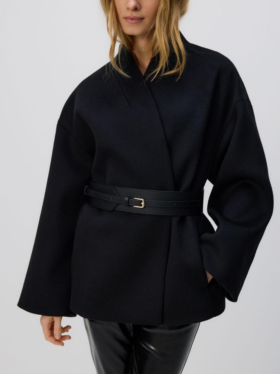 Black Outer Jacket, Black, medium