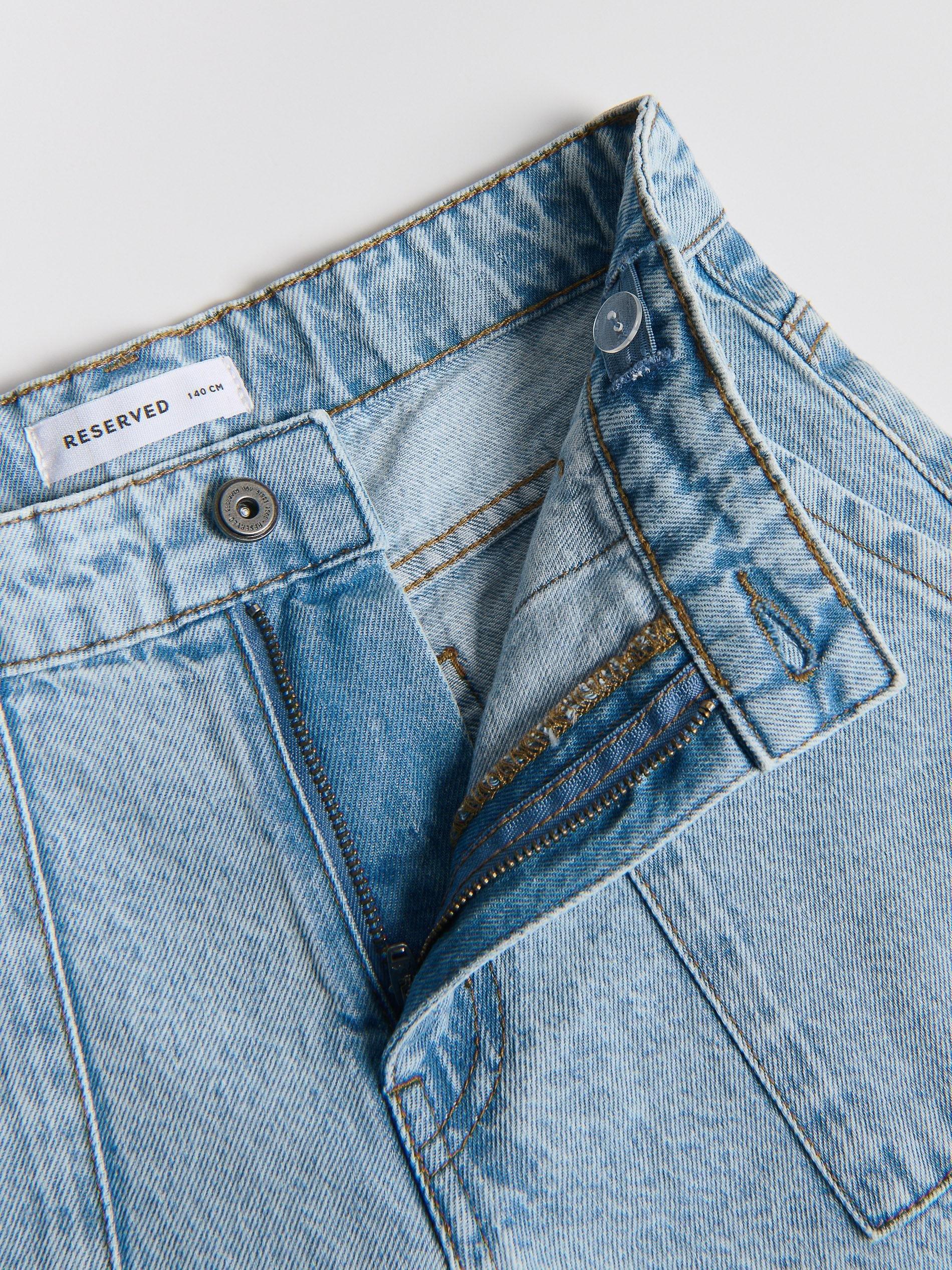 Blue Jeans Denim Shorts, Blue, large image number 2