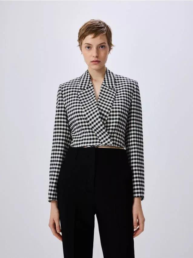 Multicolour Double Breasted Blazer, , large image number 0