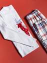Reserved - Cream Pajamas With A Christmas Theme, Women