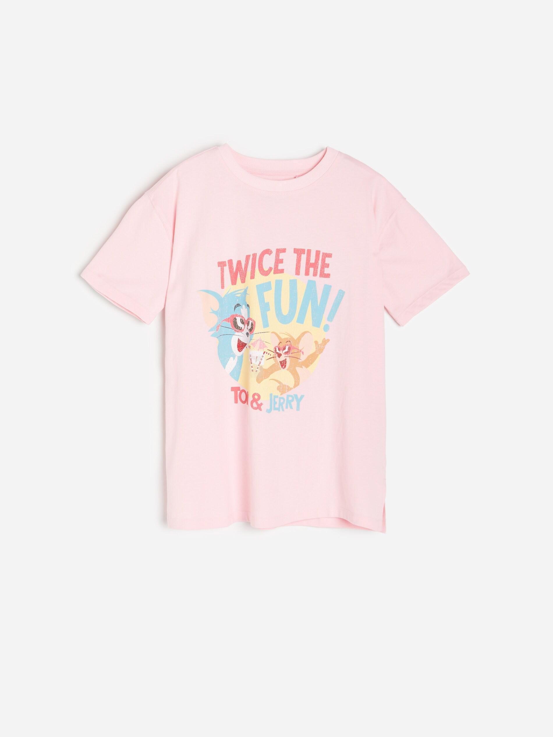 Pink Tom & Jerry T-Shirt, Kids Girl, , large image number 0