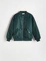 Reserved - Green Recycled Bomber