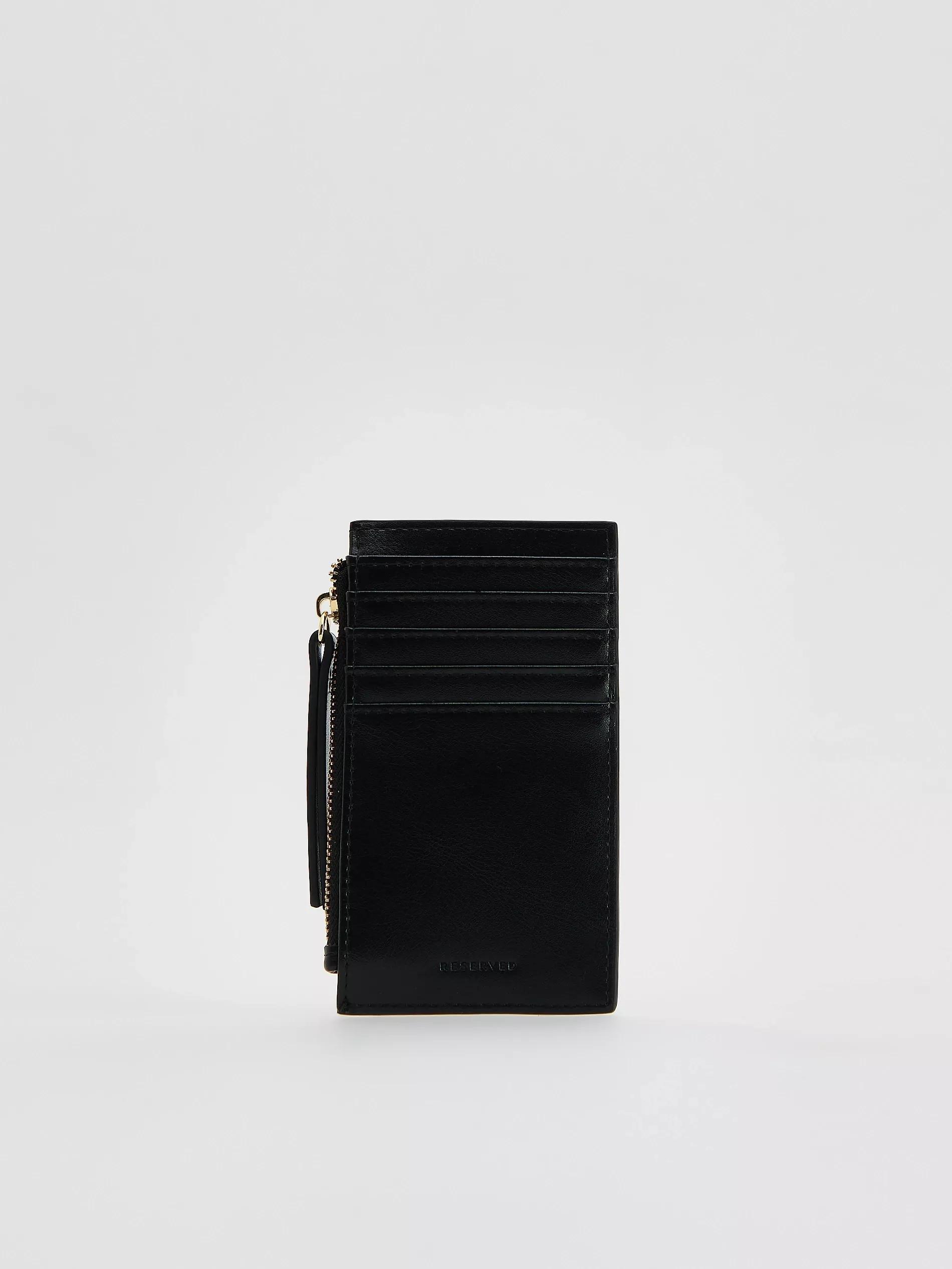 Black Card Holder, Black, large image number 0