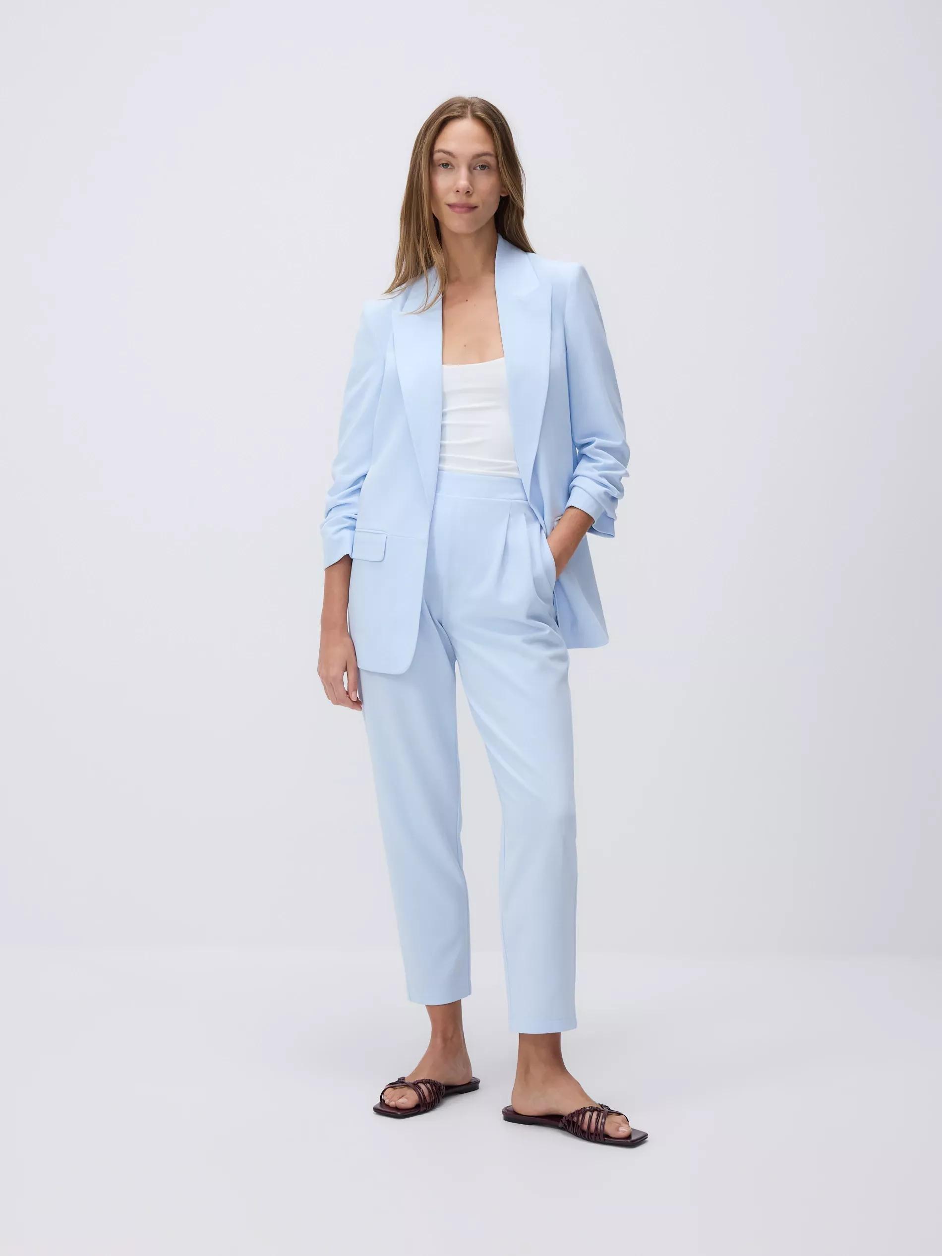 Blue Jacket With Wrinkled Sleeves, , large image number 2