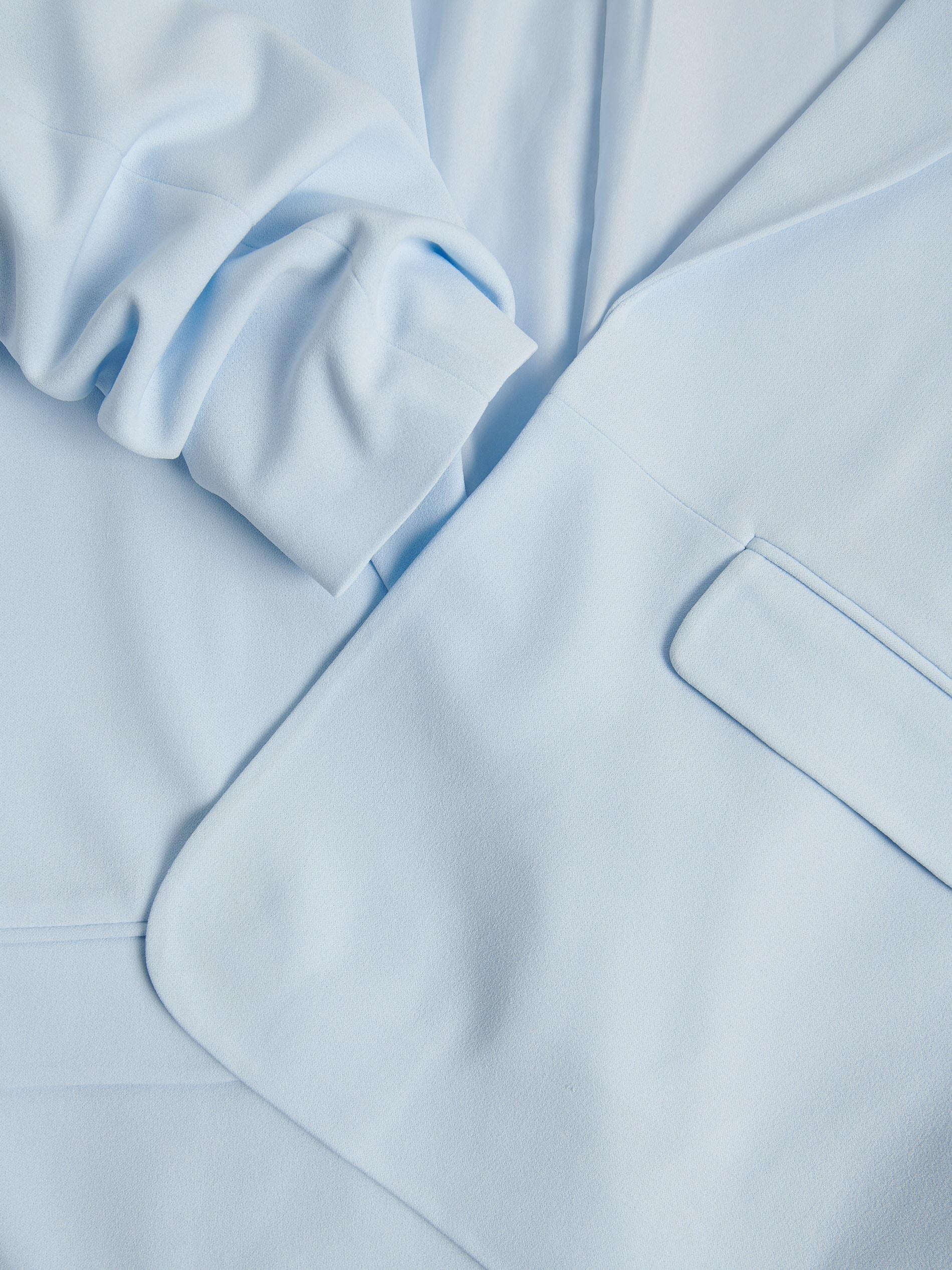 Blue Jacket With Wrinkled Sleeves, , large image number 5