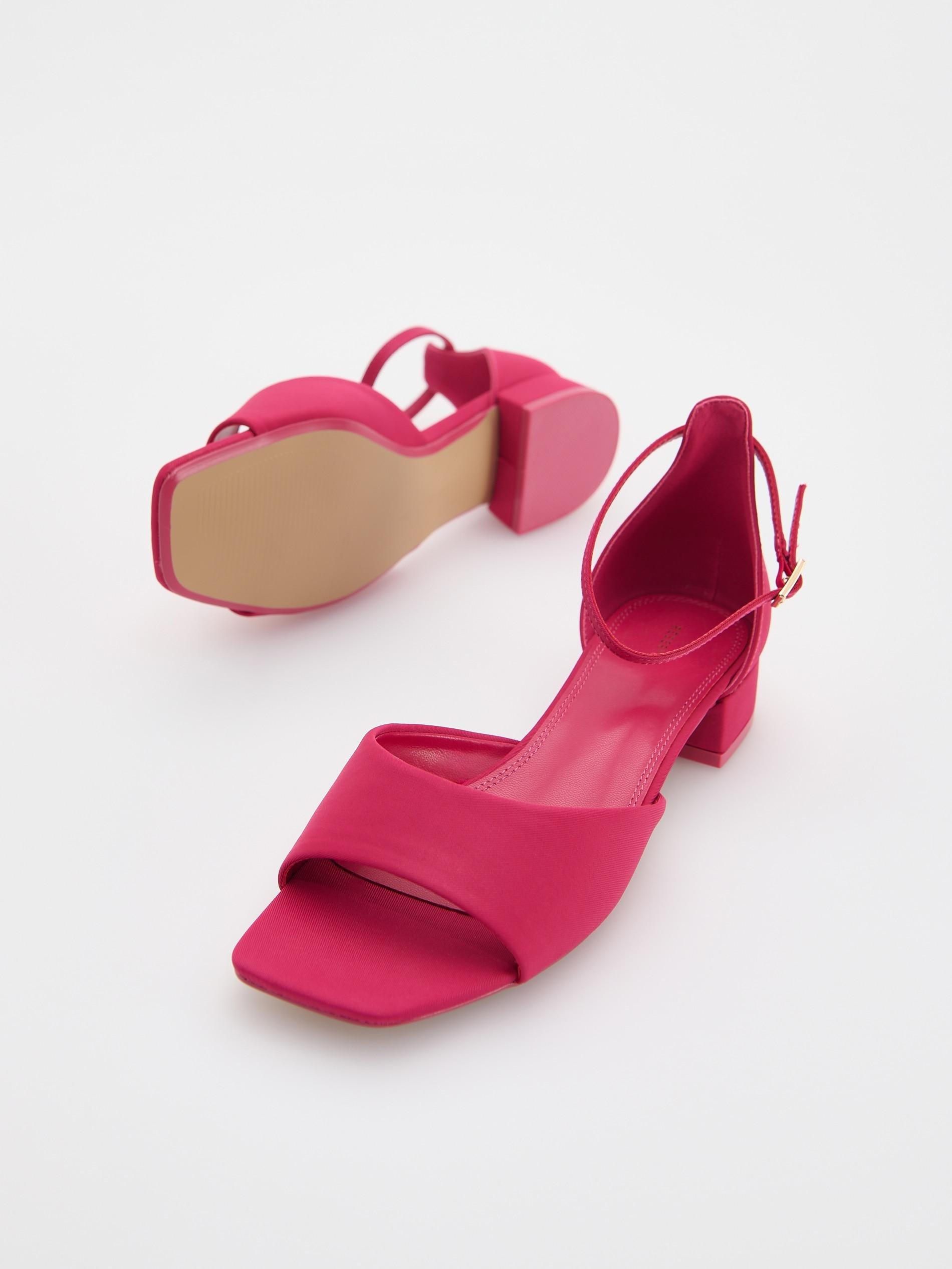 Fuchsia Heeled Sandals, , large image number 3