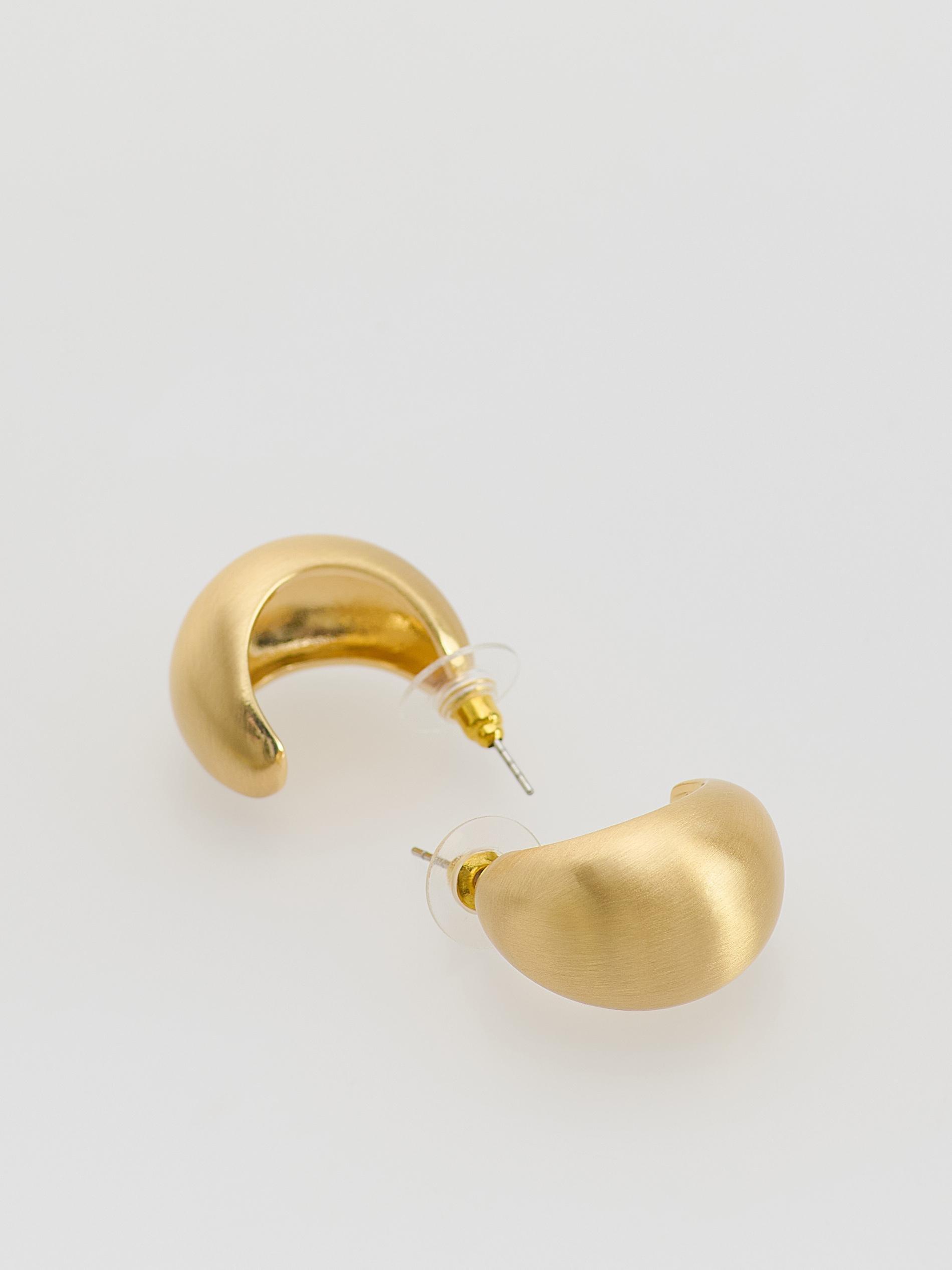 Gold Dangle Earrings, Golden, medium