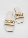 Reserved - White Strappy Sandals