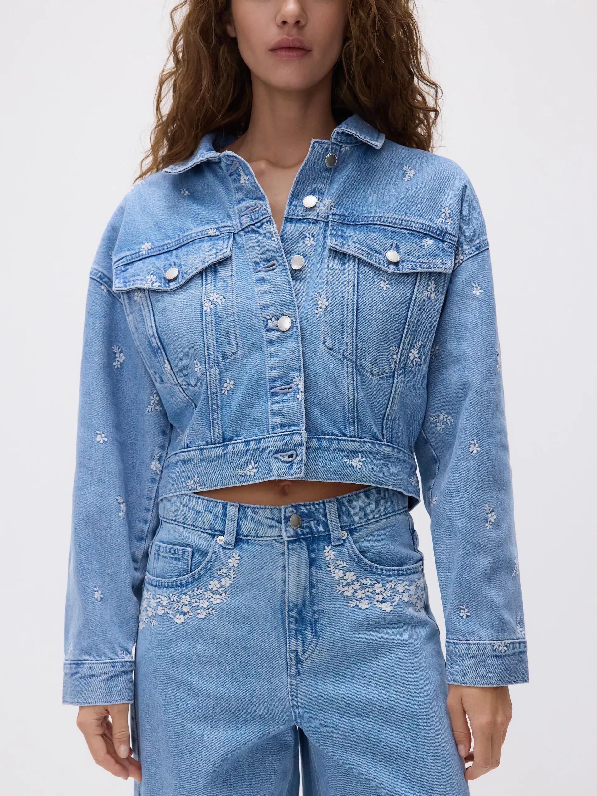 Blue Denim Shirt, , large image number 2
