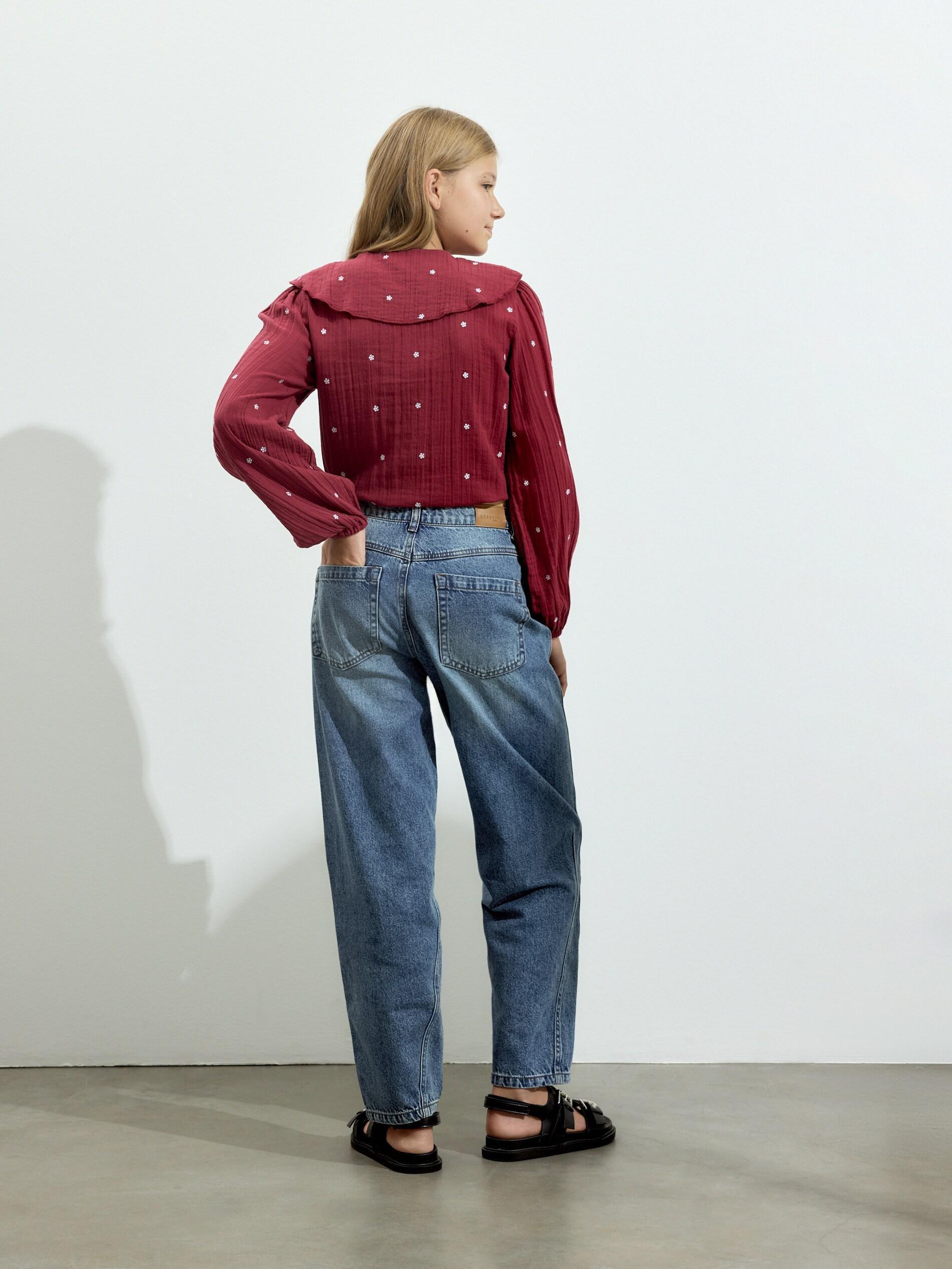 Navy Balloon Fit Jeans, Navy, medium