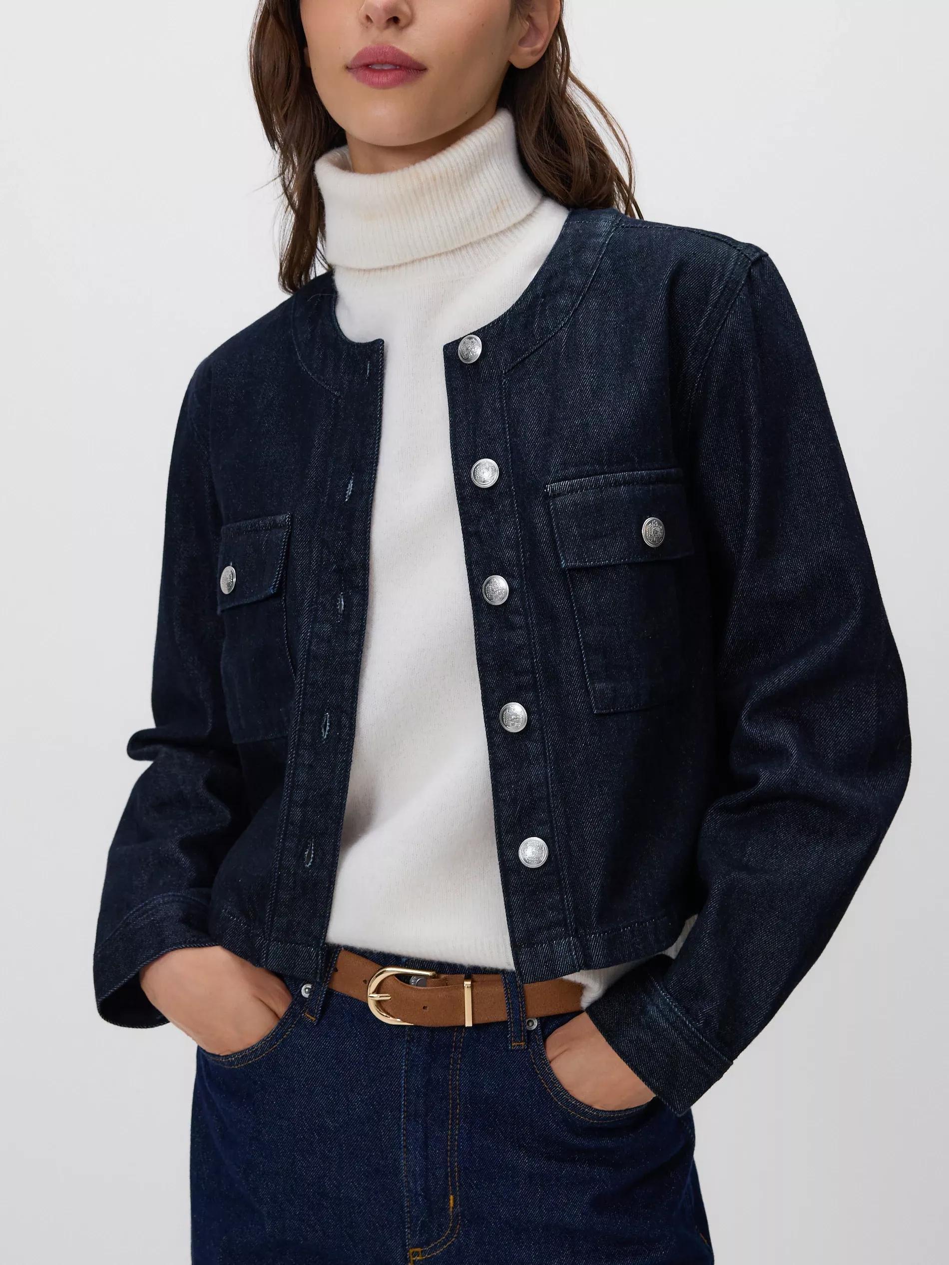 Grey Jacket With Decorative Buttons, Grey, large image number 1