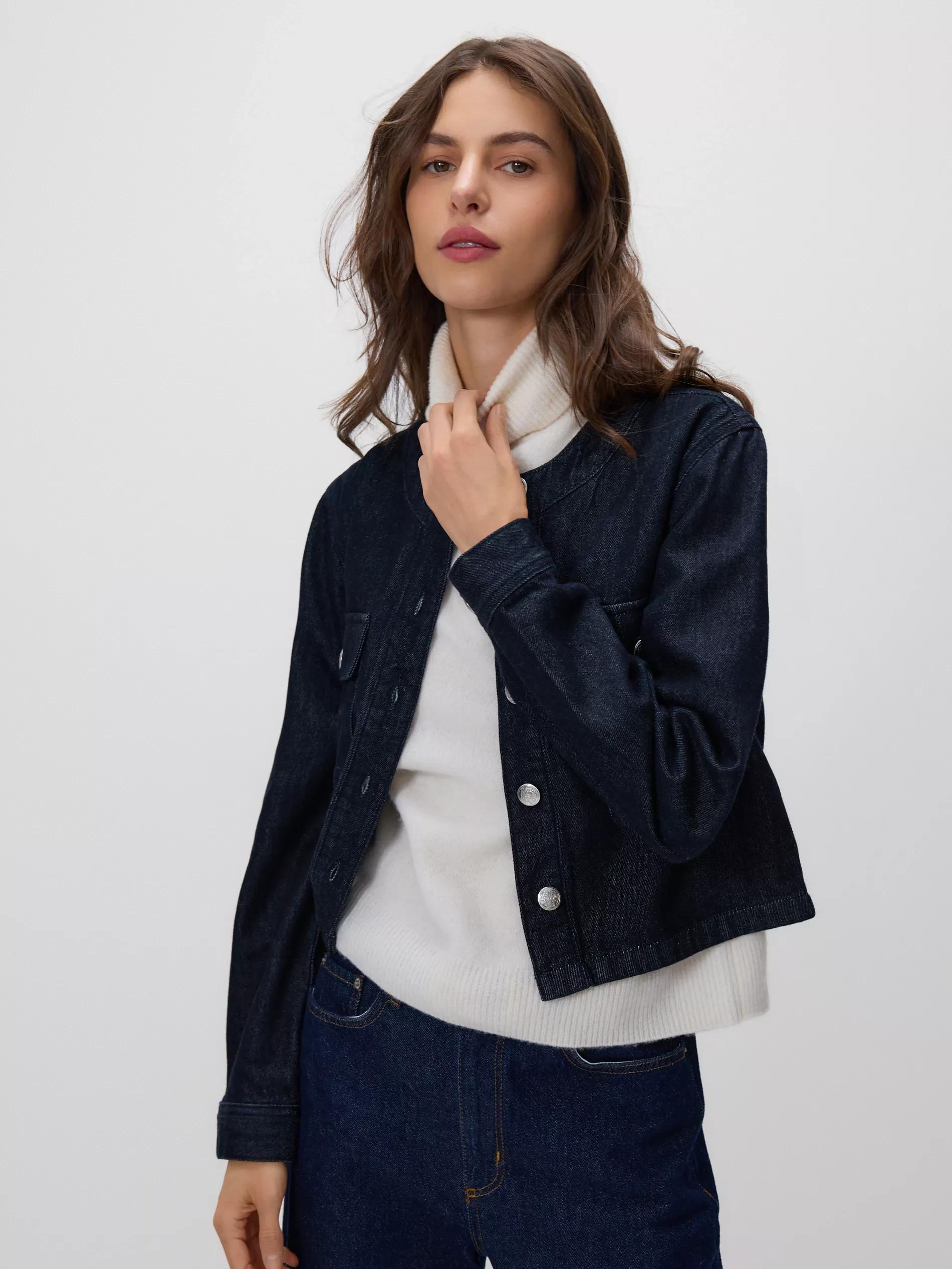 Grey Jacket With Decorative Buttons, Grey, medium