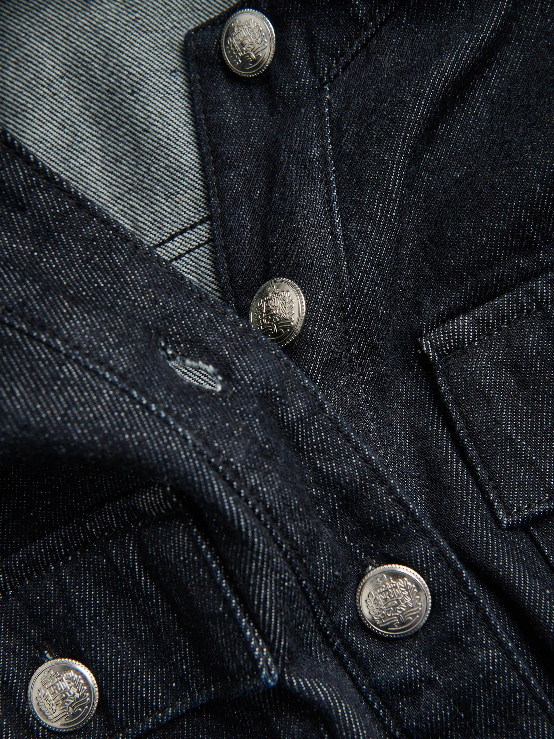Grey Jacket With Decorative Buttons, Grey, large image number 5