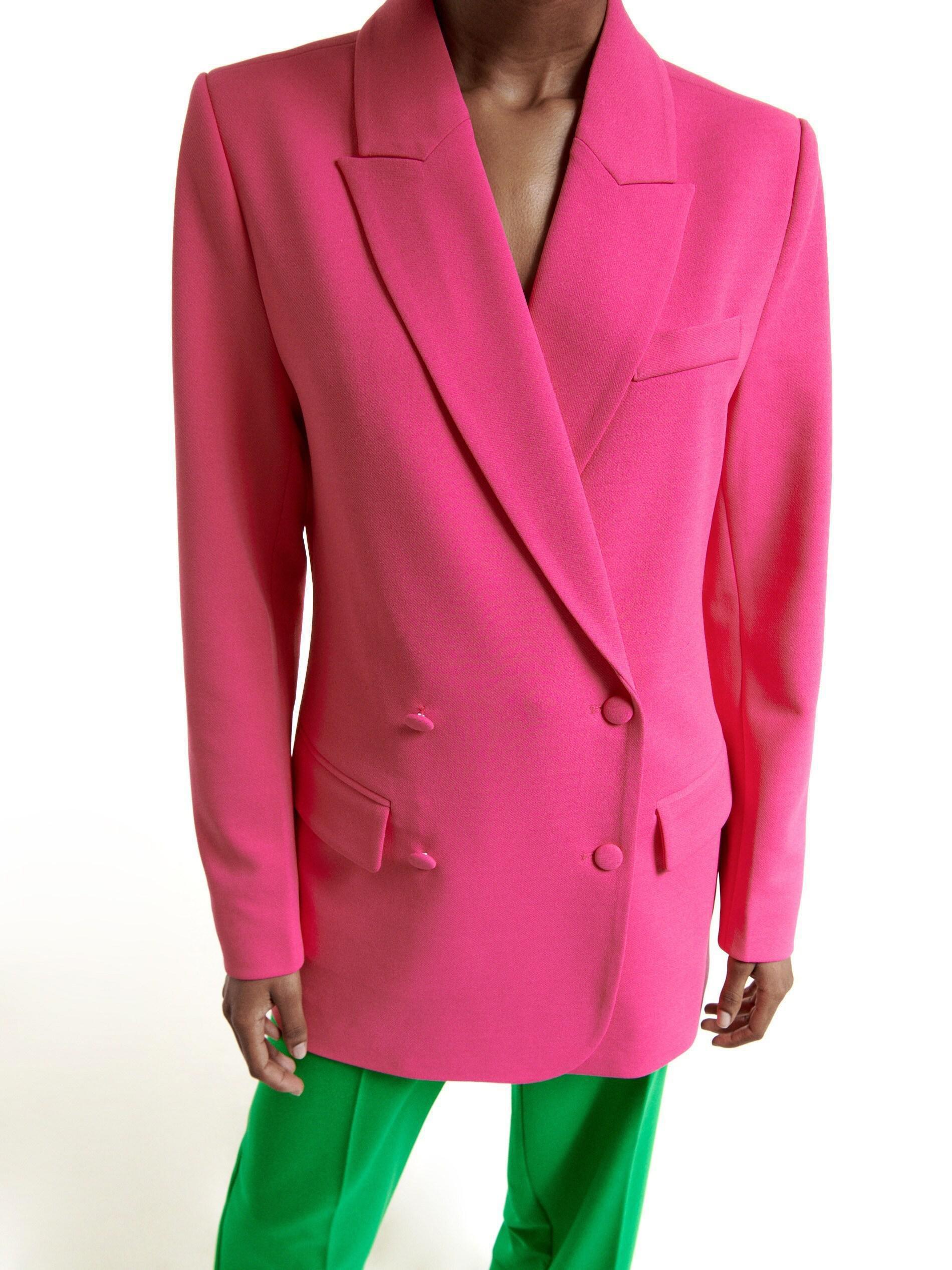 Hot Pink Oversized Blazer, , large image number 1