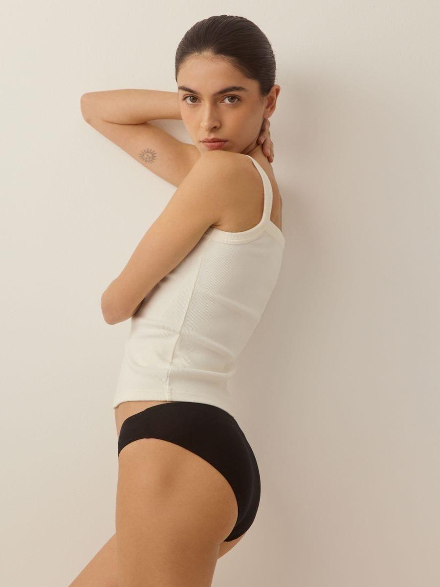 Pink Cotton Briefs 5-Pack, Pink, medium