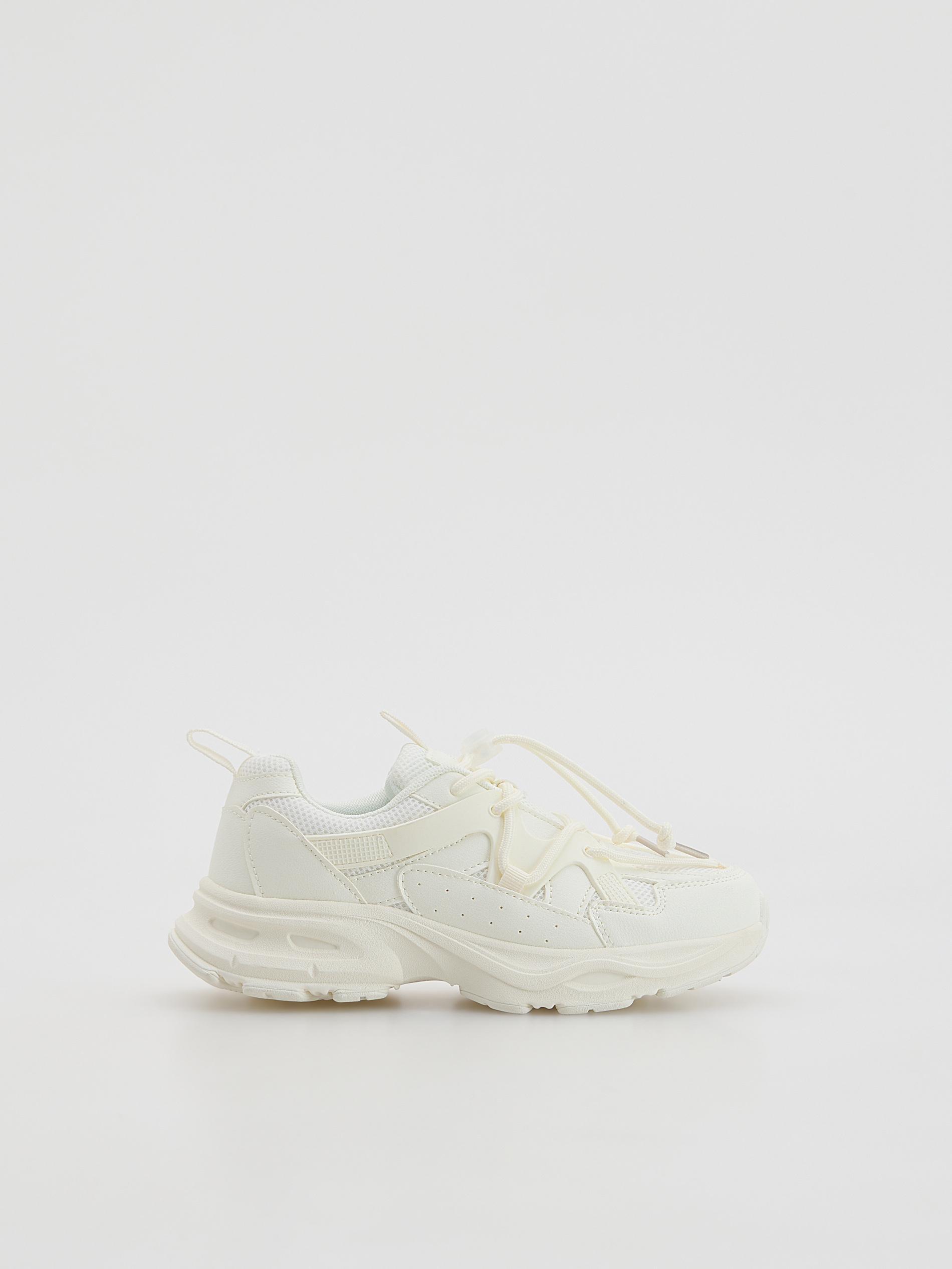 Cream Light Sneakers, Ivory, medium