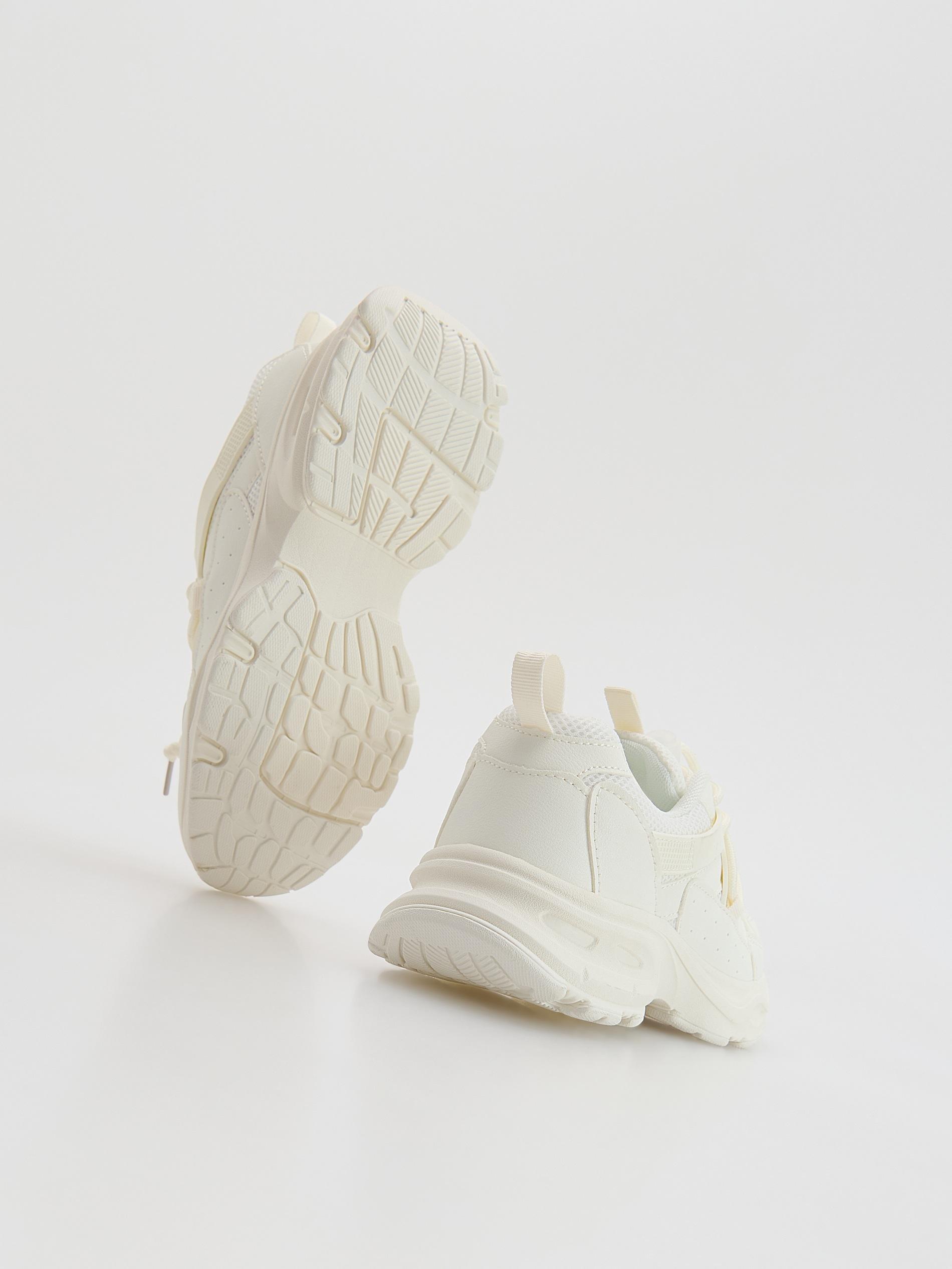 Cream Light Sneakers, Ivory, large image number 2