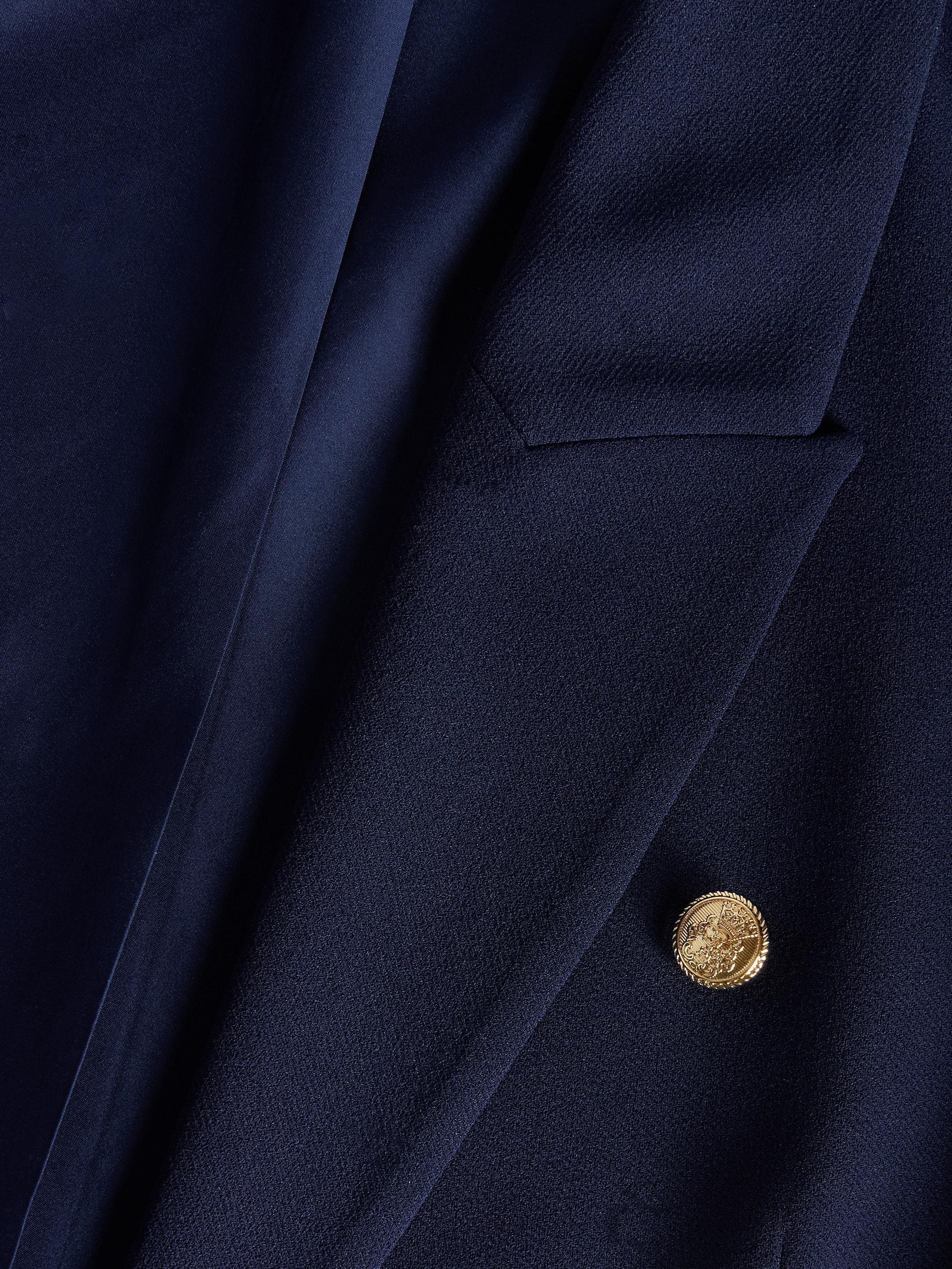 Navy Double breasted suit jacket, , large image number 3