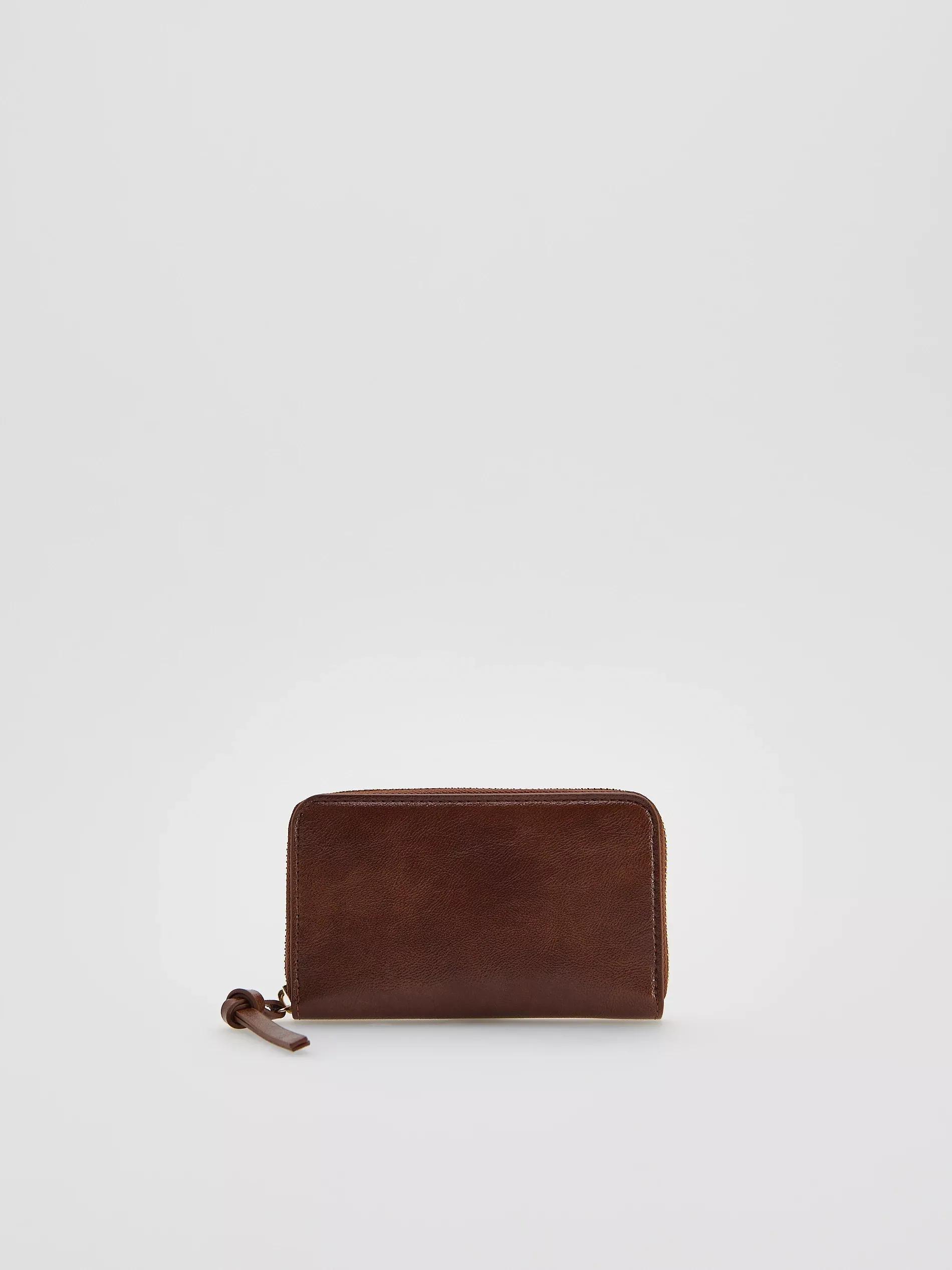 MAHOGANY Leather imitation wallet, Burgundy, large image number 0