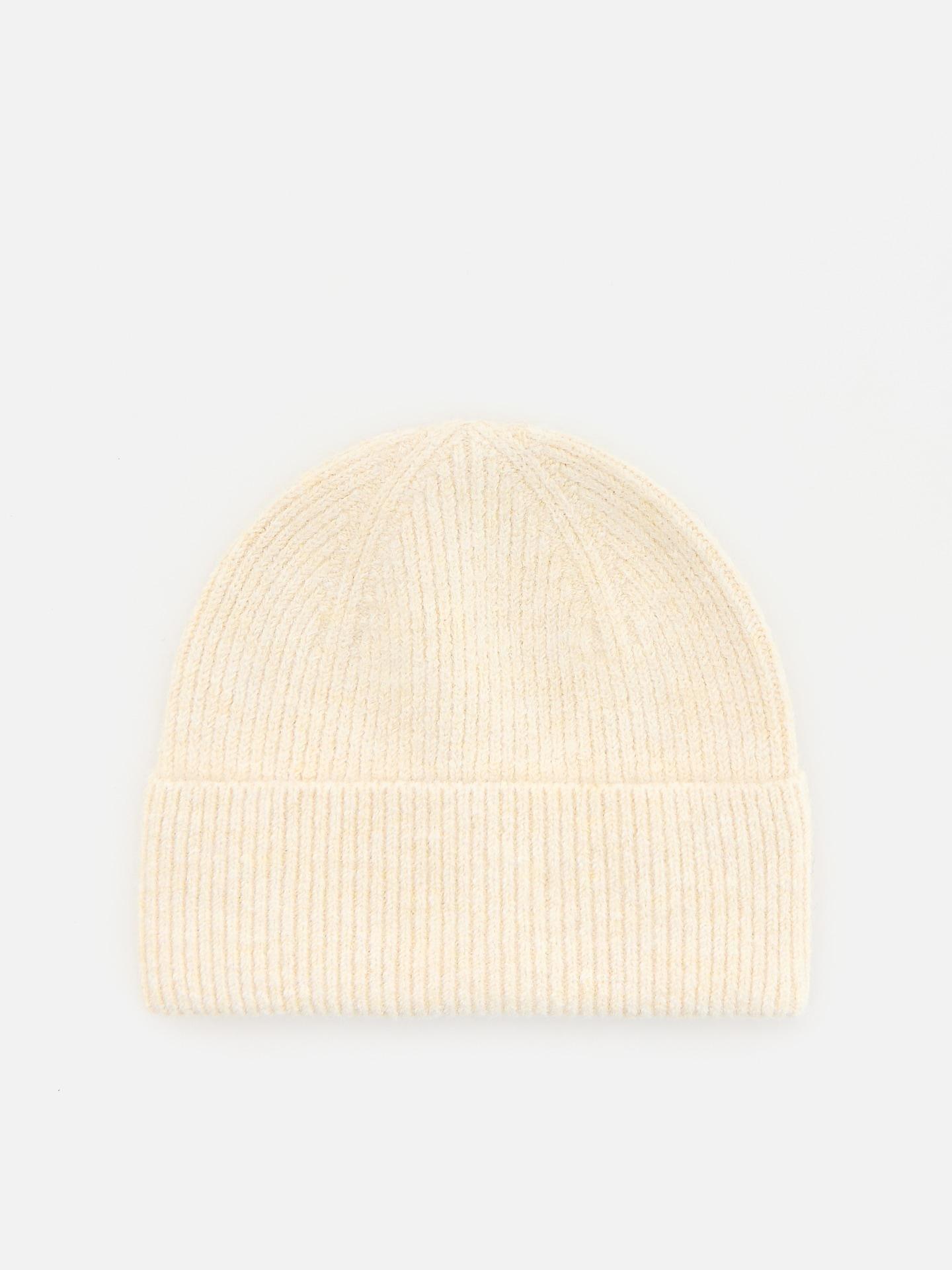 Beige Beanie, Ivory, medium