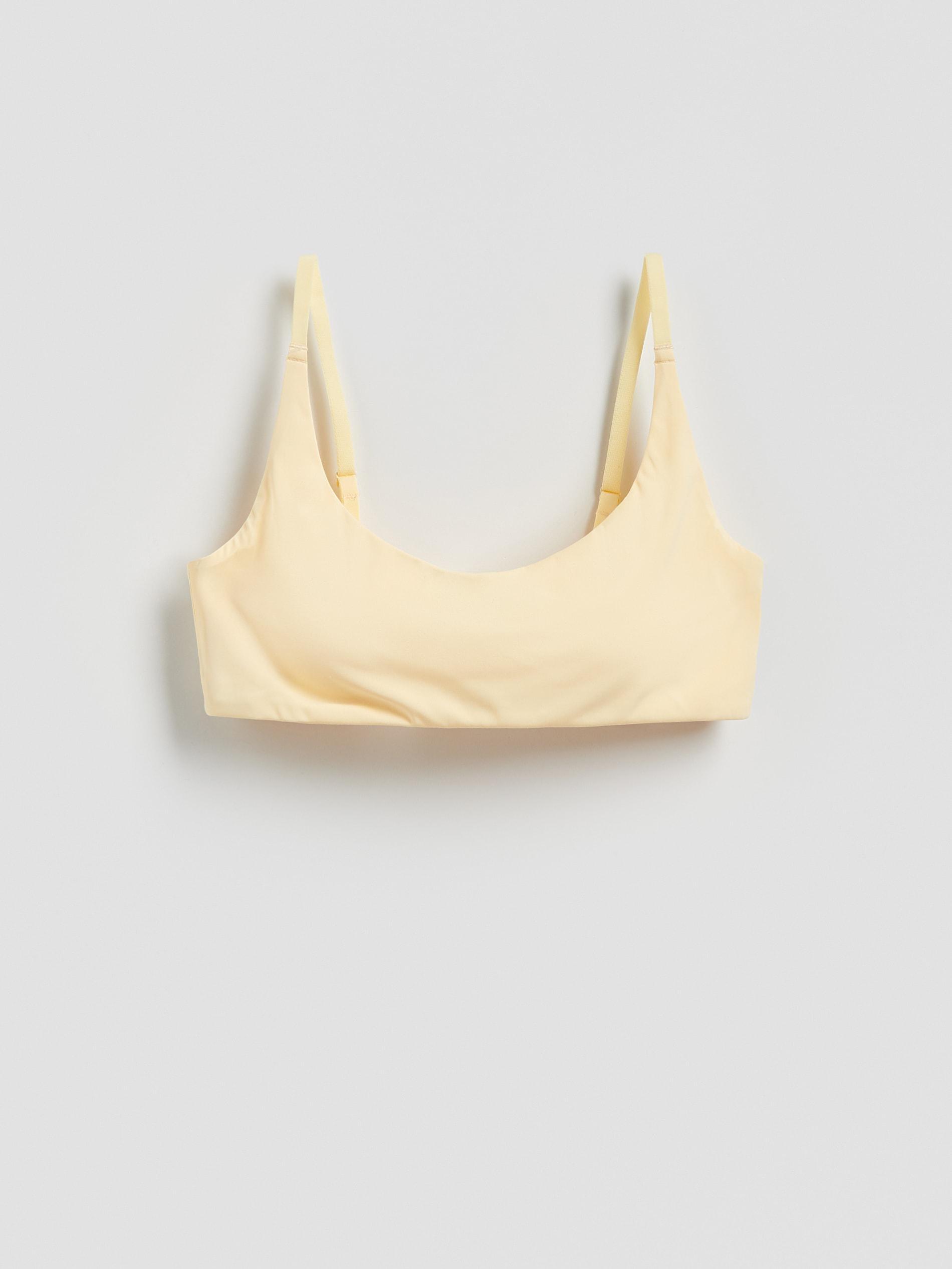 Yellow Soft Bra, Yellow, large image number 3