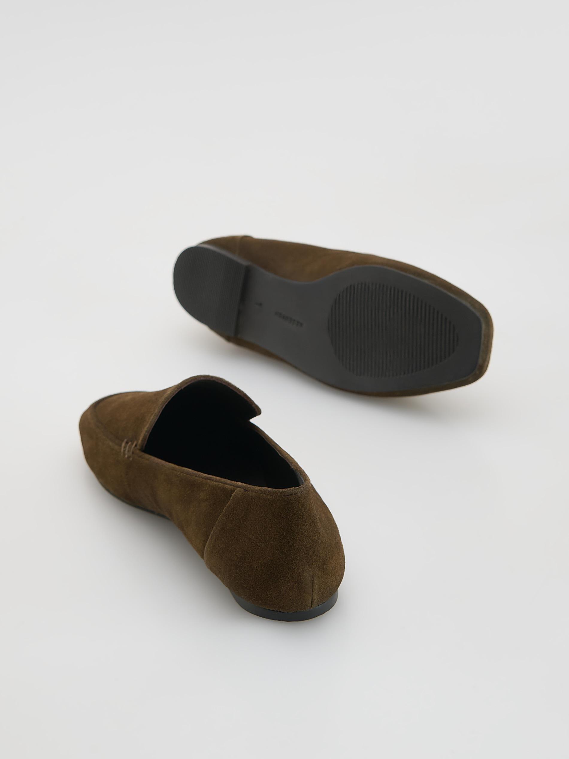 Green Suede Loafers, Khaki, large image number 2
