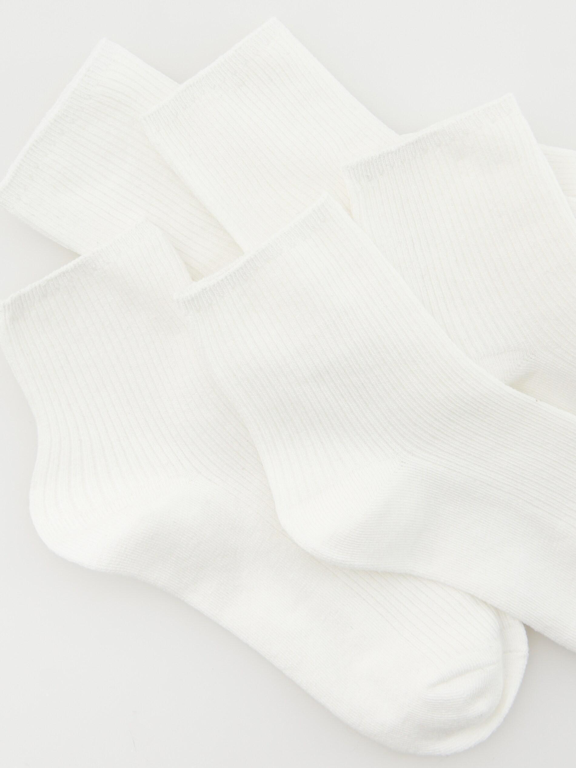 White Socks, White, medium