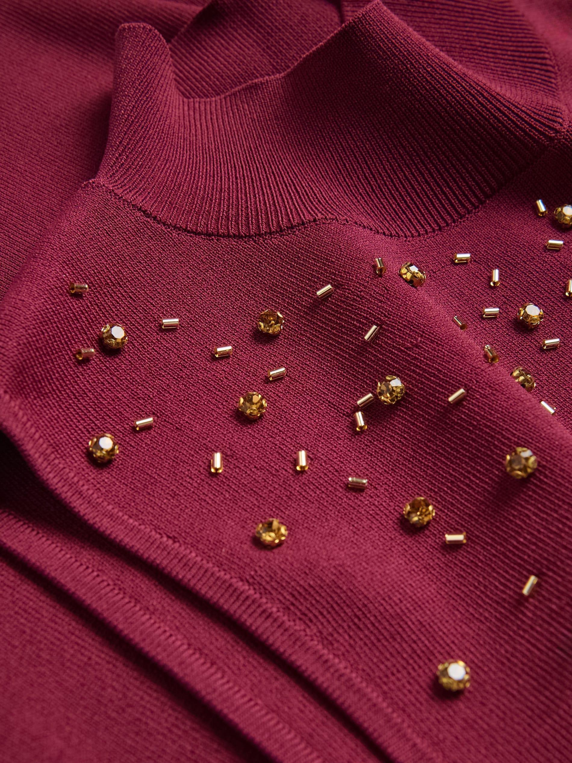 Fuchsia Top With Decorative Details, Pink, large image number 7