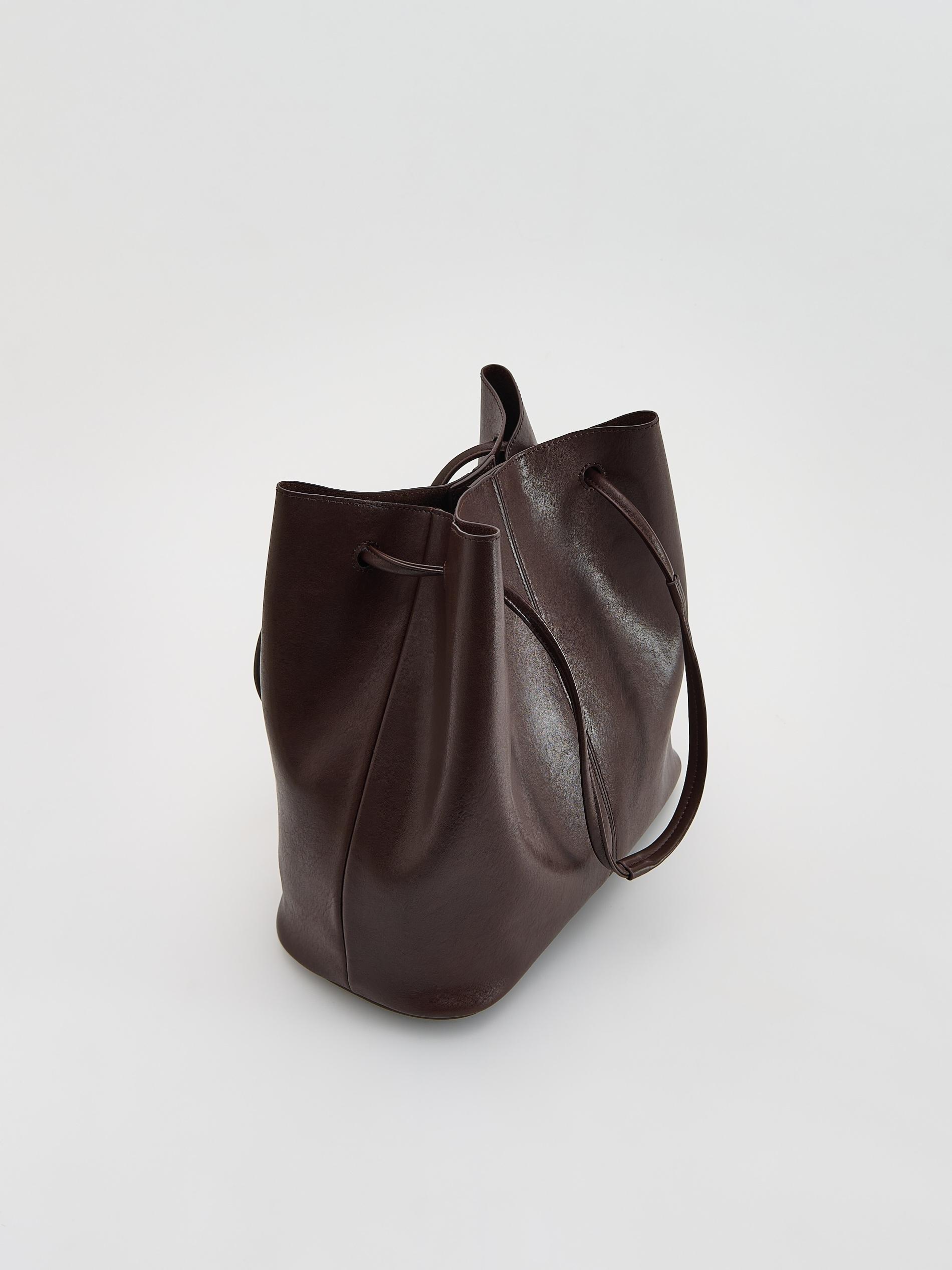 Brown Shopper Bag, Brown, large image number 4