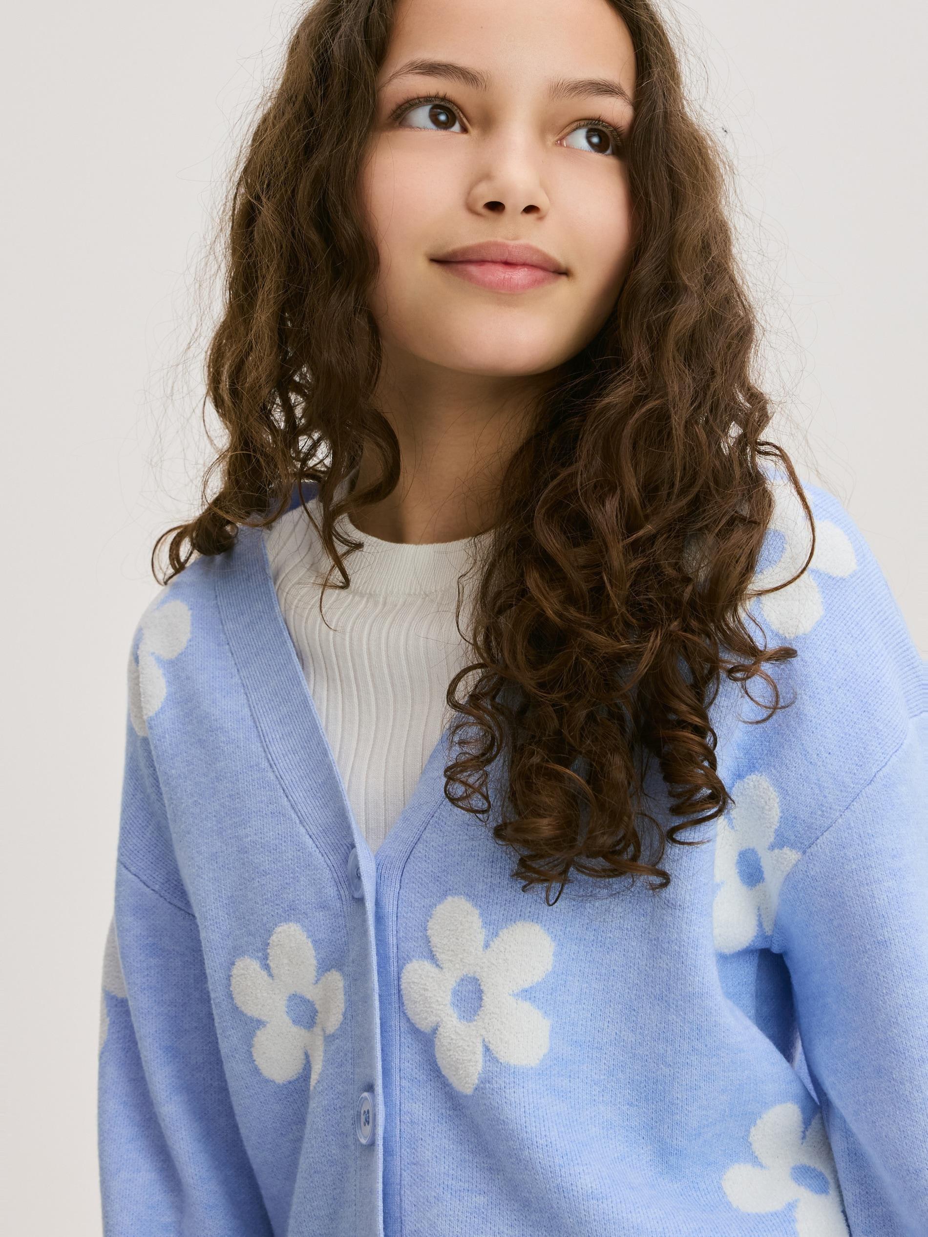 بلوفر بنات أزرق فاتح, Blue, large image number 3