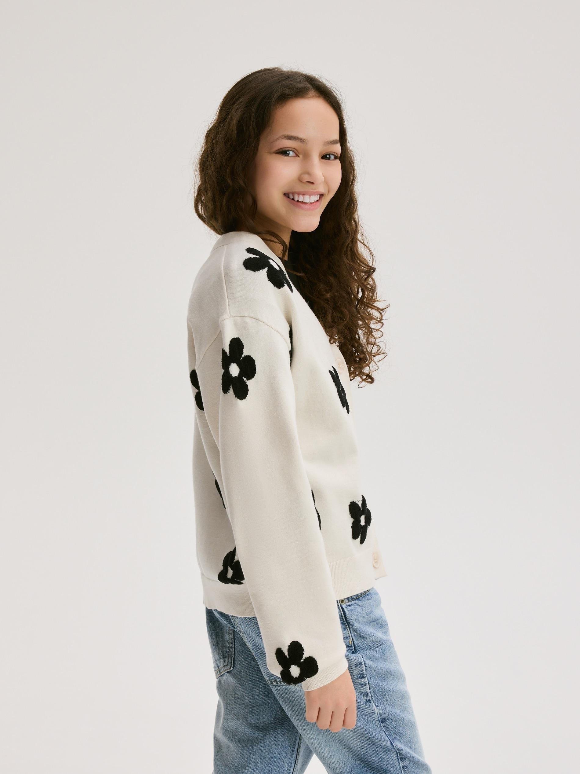 بلوفر بنات متعدد الألوان, Multicolor, medium