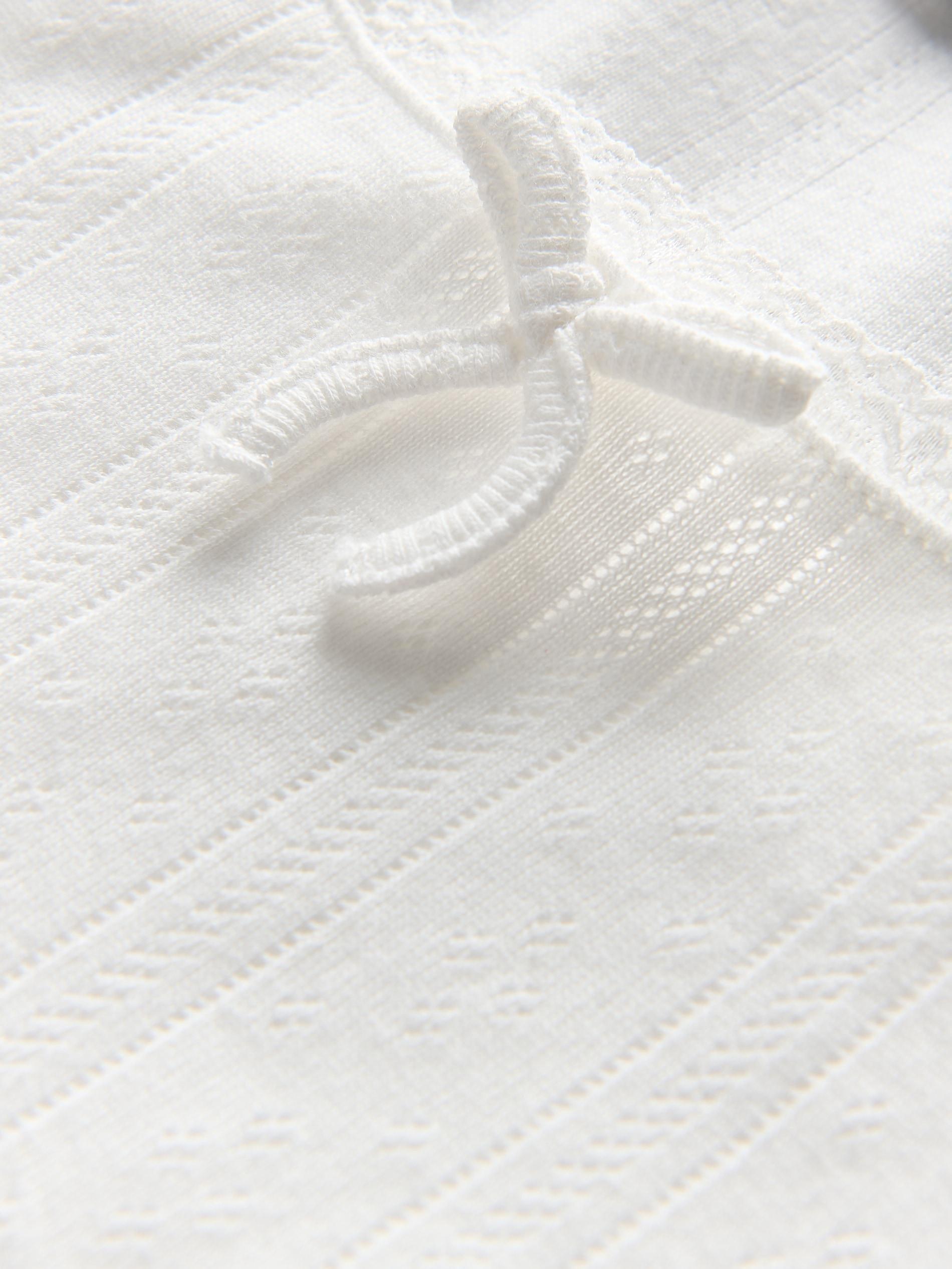 Cream Cotton Blouse, Kids Girls, , large image number 3