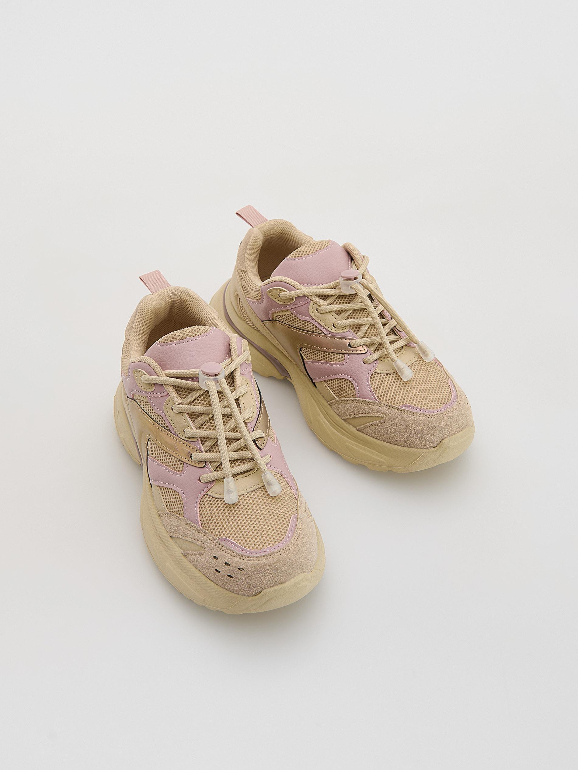 Beige Light Sneakers, Ivory, large image number 1