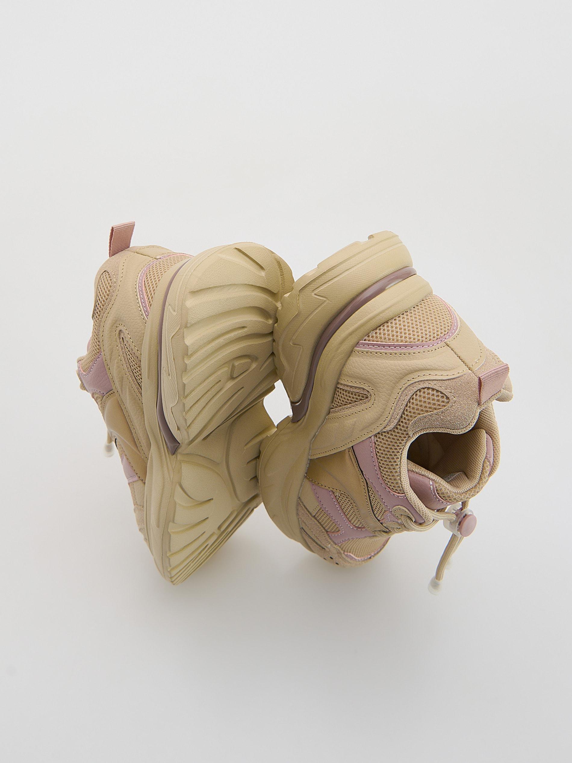 Beige Light Sneakers, Ivory, large image number 2