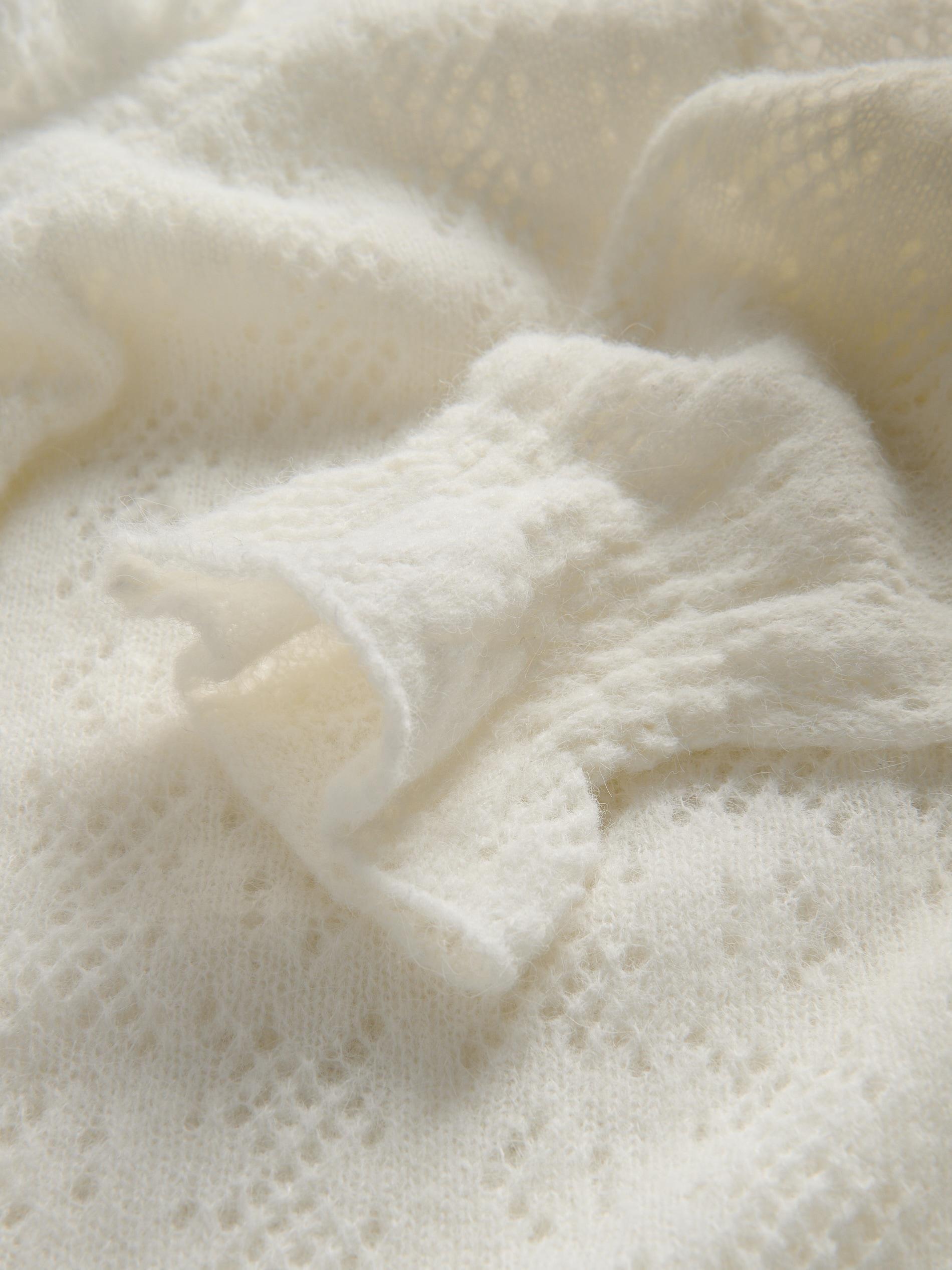Cream Jumper With Wool Blend, Ivory, large image number 2