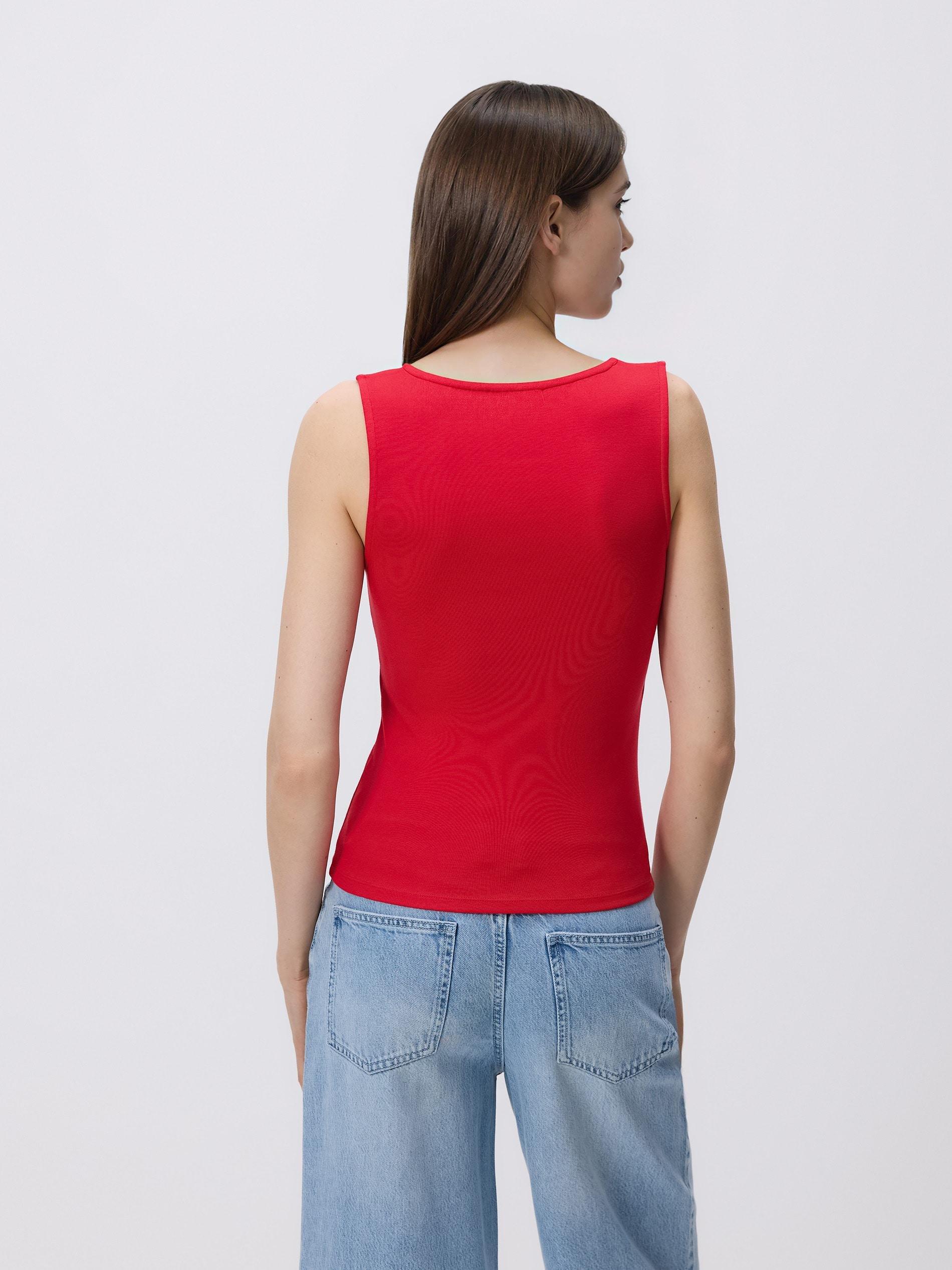 Red Modal Top, Red, large image number 3