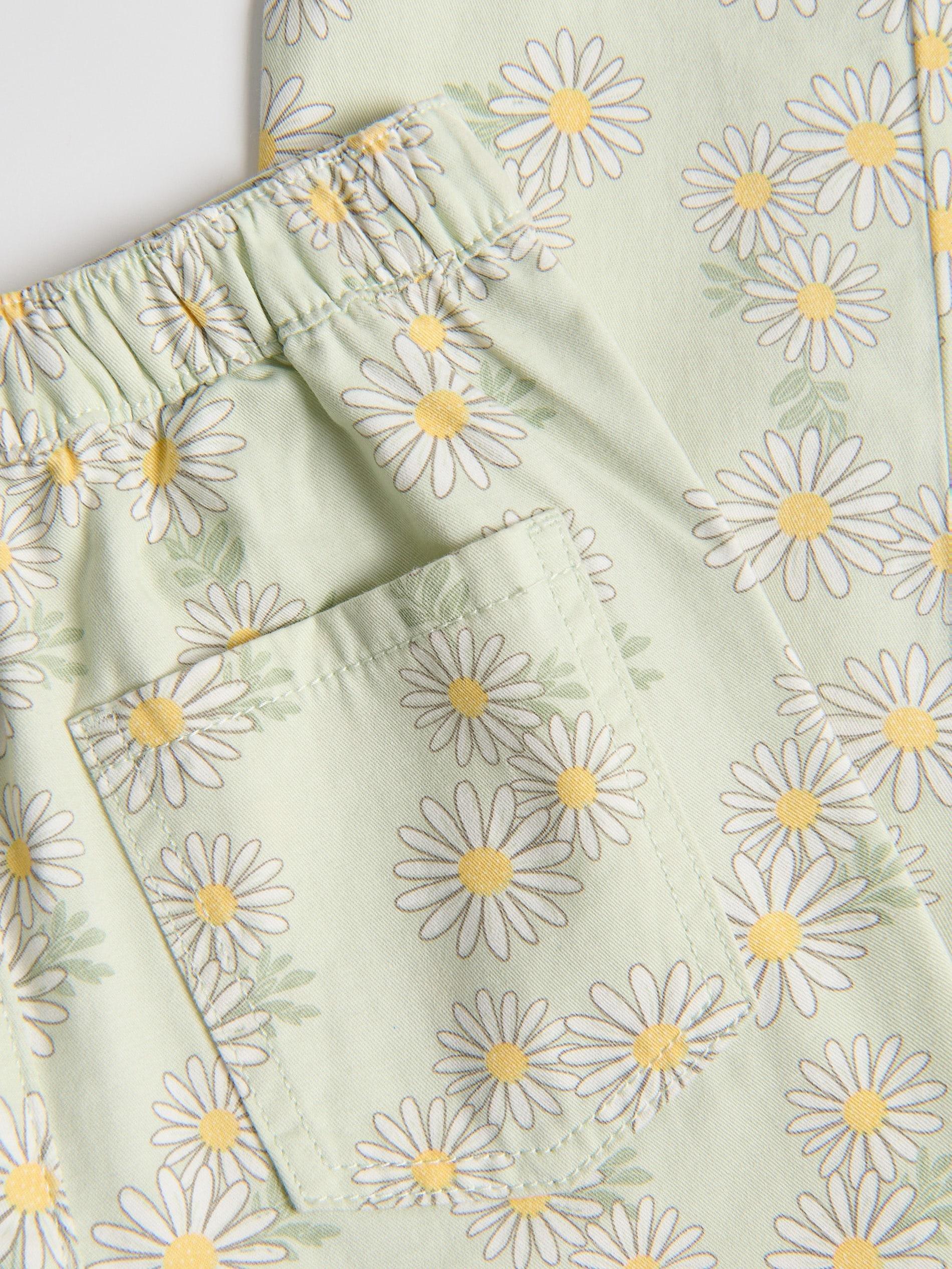 Green Patterned Trousers, Green, large image number 3