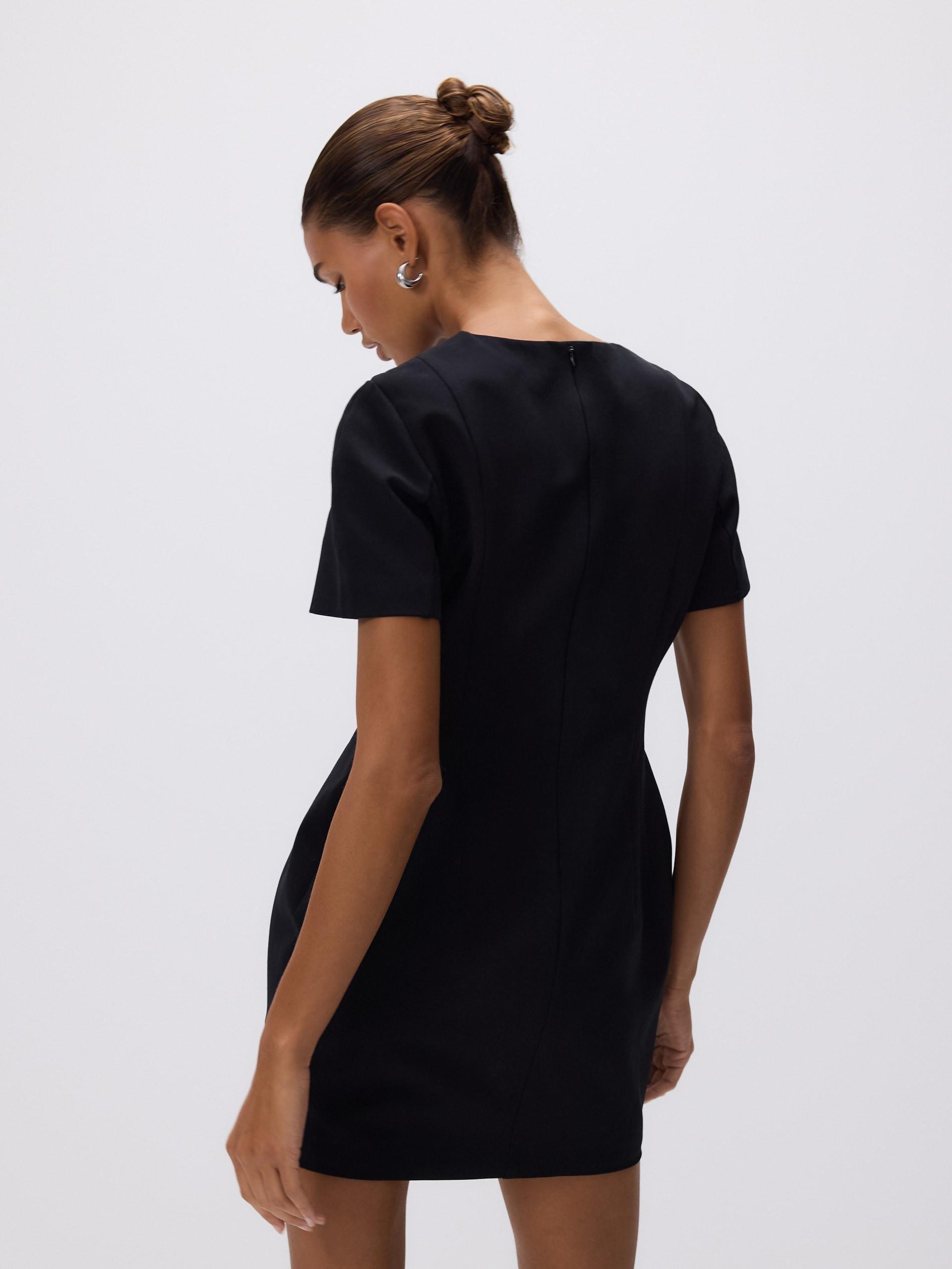 Black Mini Dress, Black, large image number 4