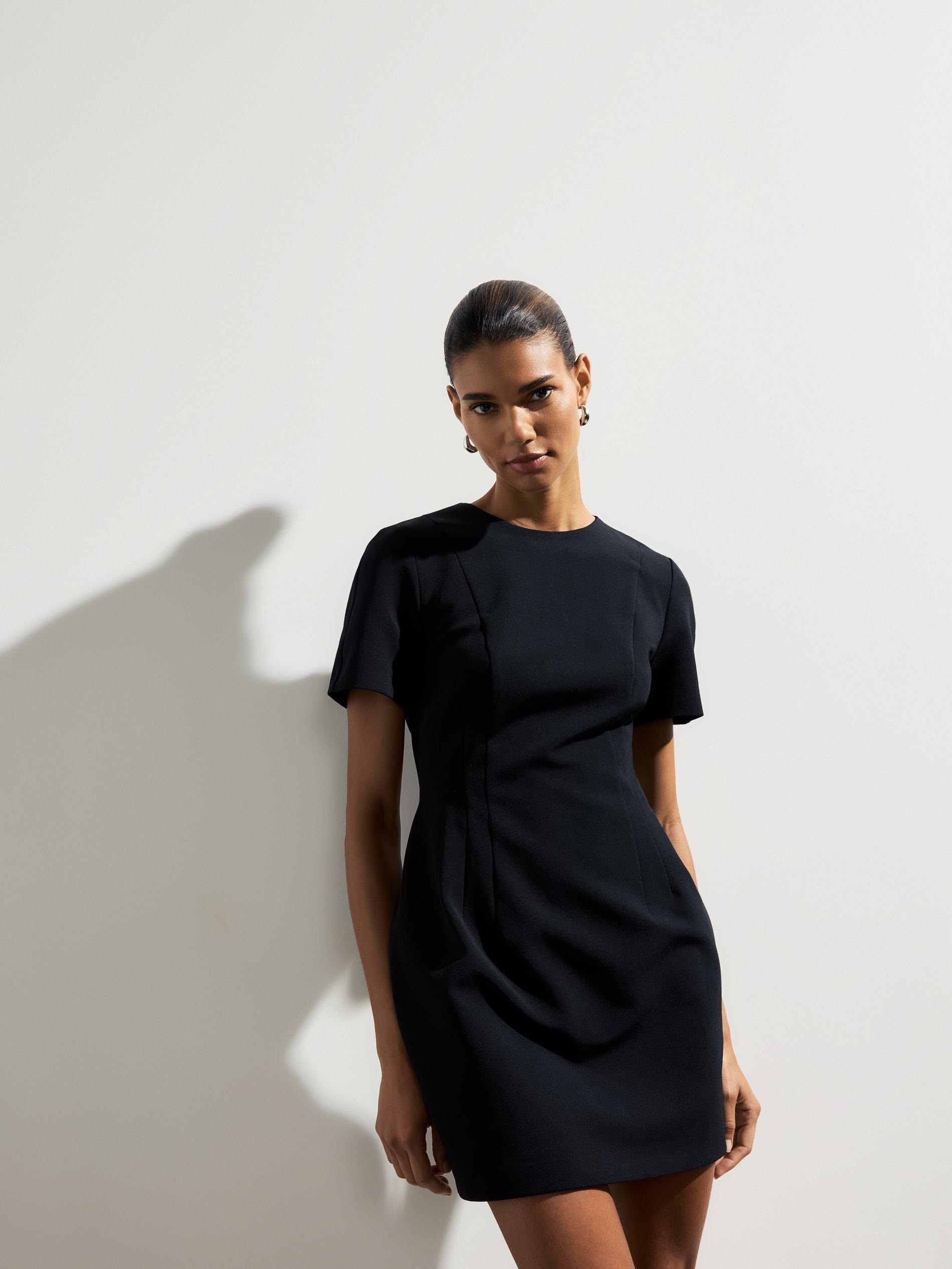 Black Mini Dress, Black, large image number 5