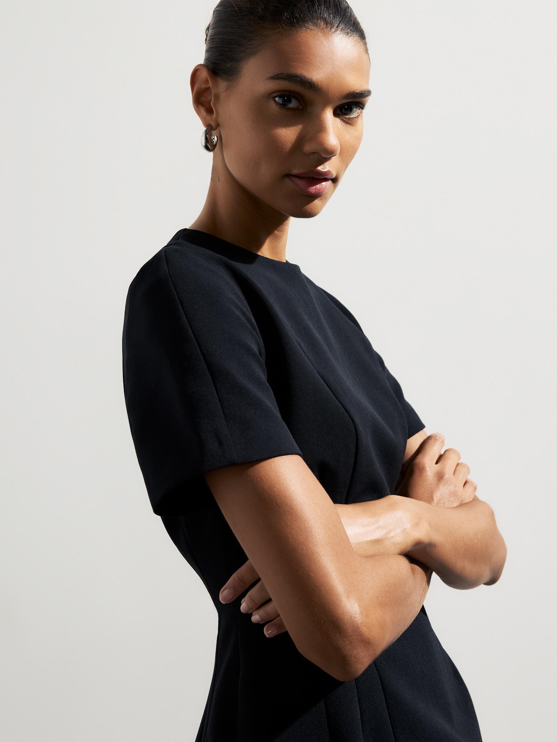 Black Mini Dress, Black, large image number 6