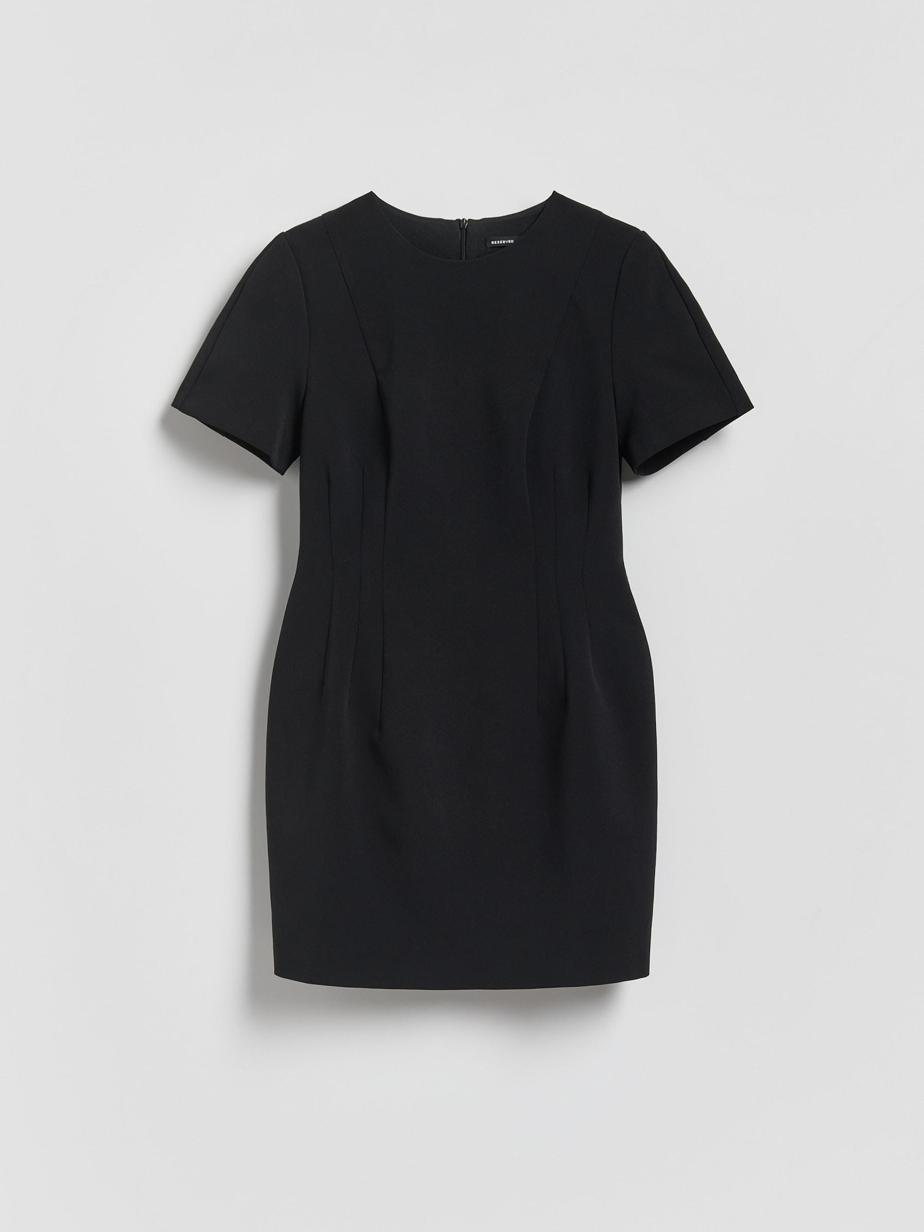 Black Mini Dress, Black, large image number 7